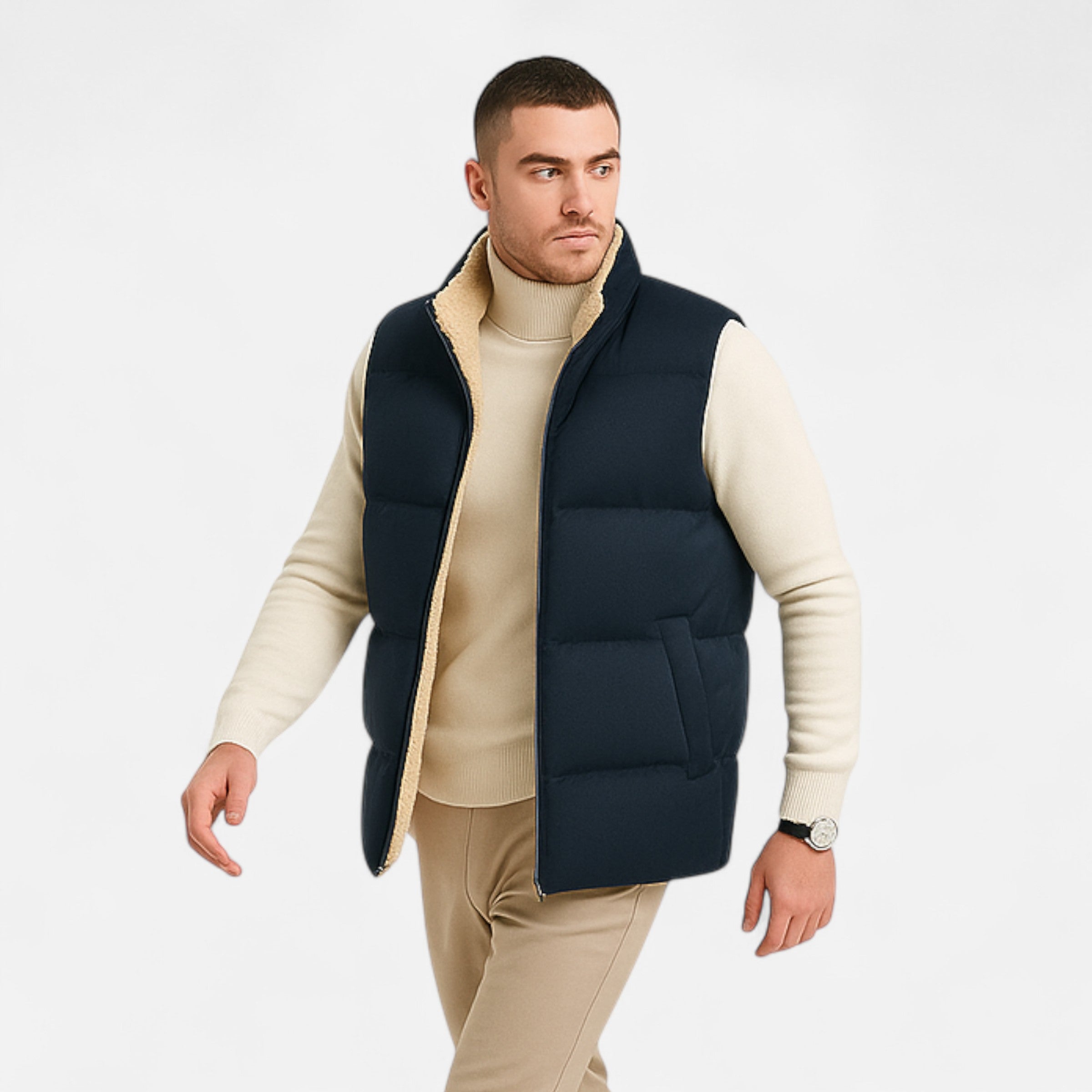 Maison Dresson | Men’s Lamb Wool Winter Vest