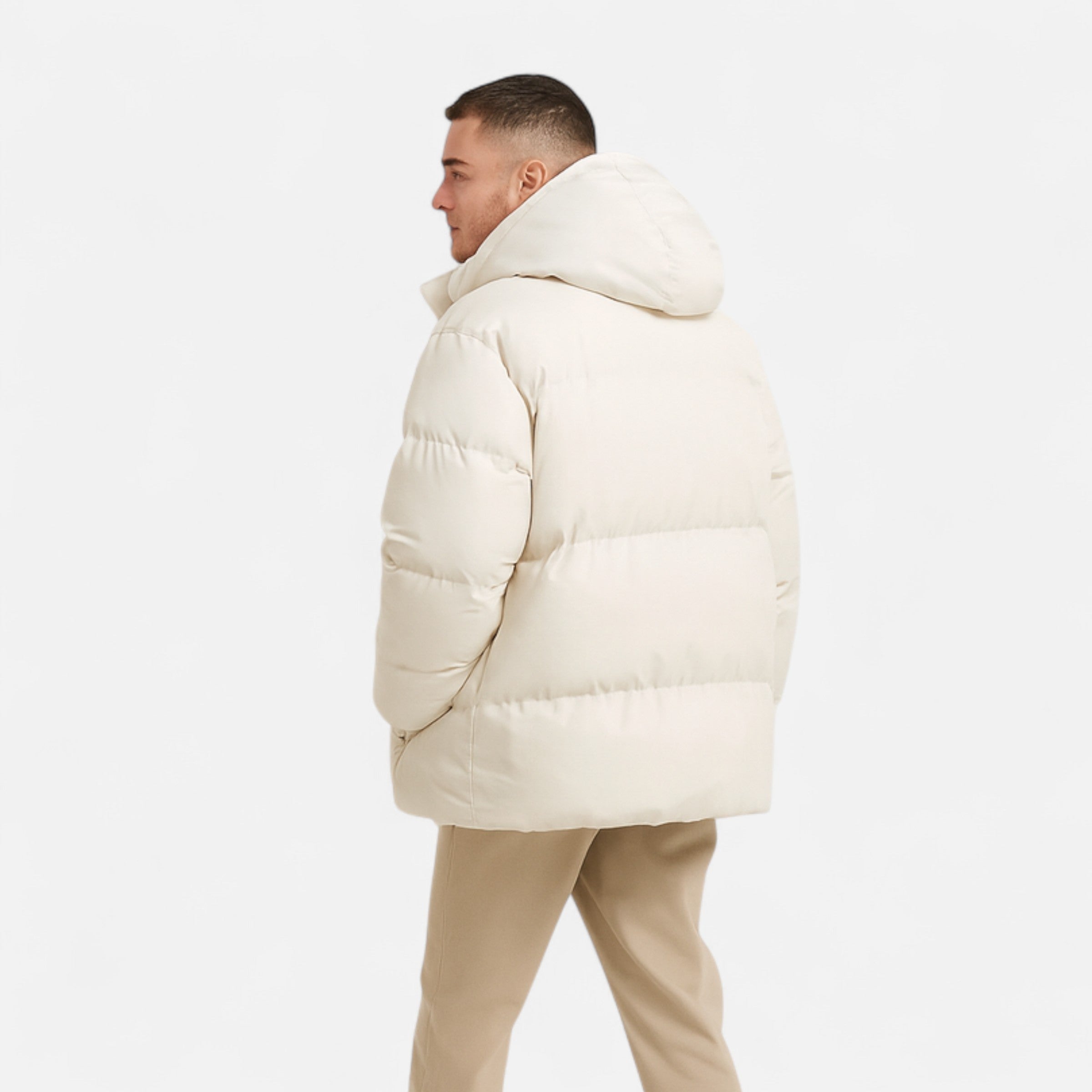 Maison Dresson | Men’s Detachable-Hood Padded Jacket