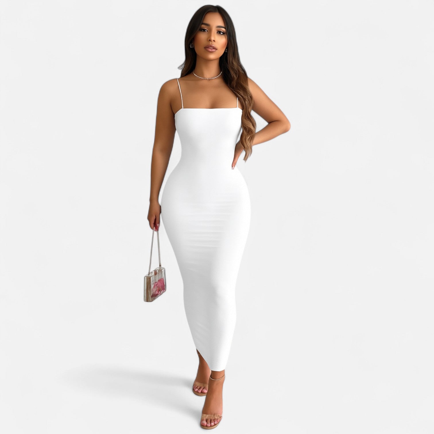 Maison Dresson | Women’s Spaghetti Strap Evening Dress