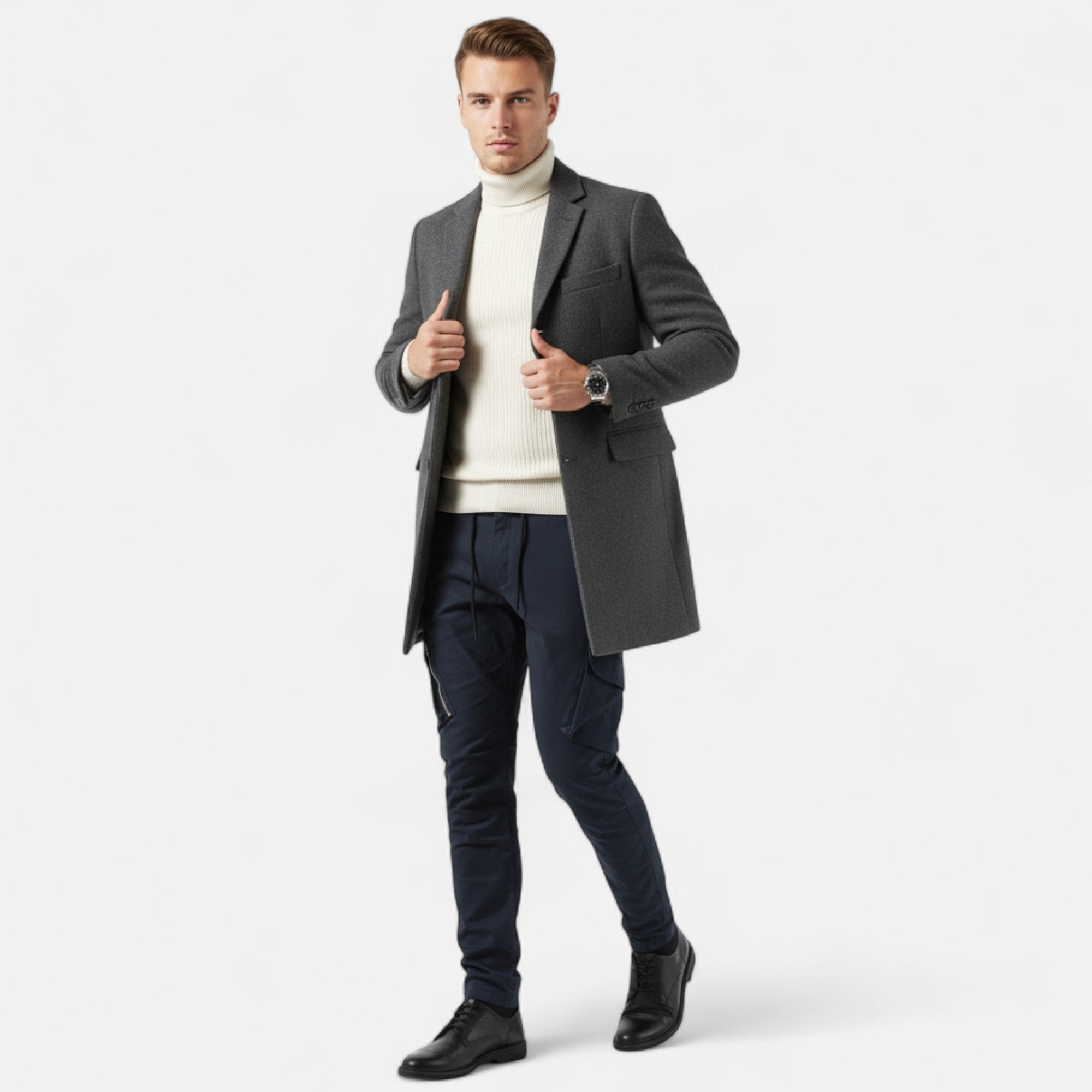 Maison Dresson | Men’s Cotton Utility Cargo Trousers – Heritage Fit