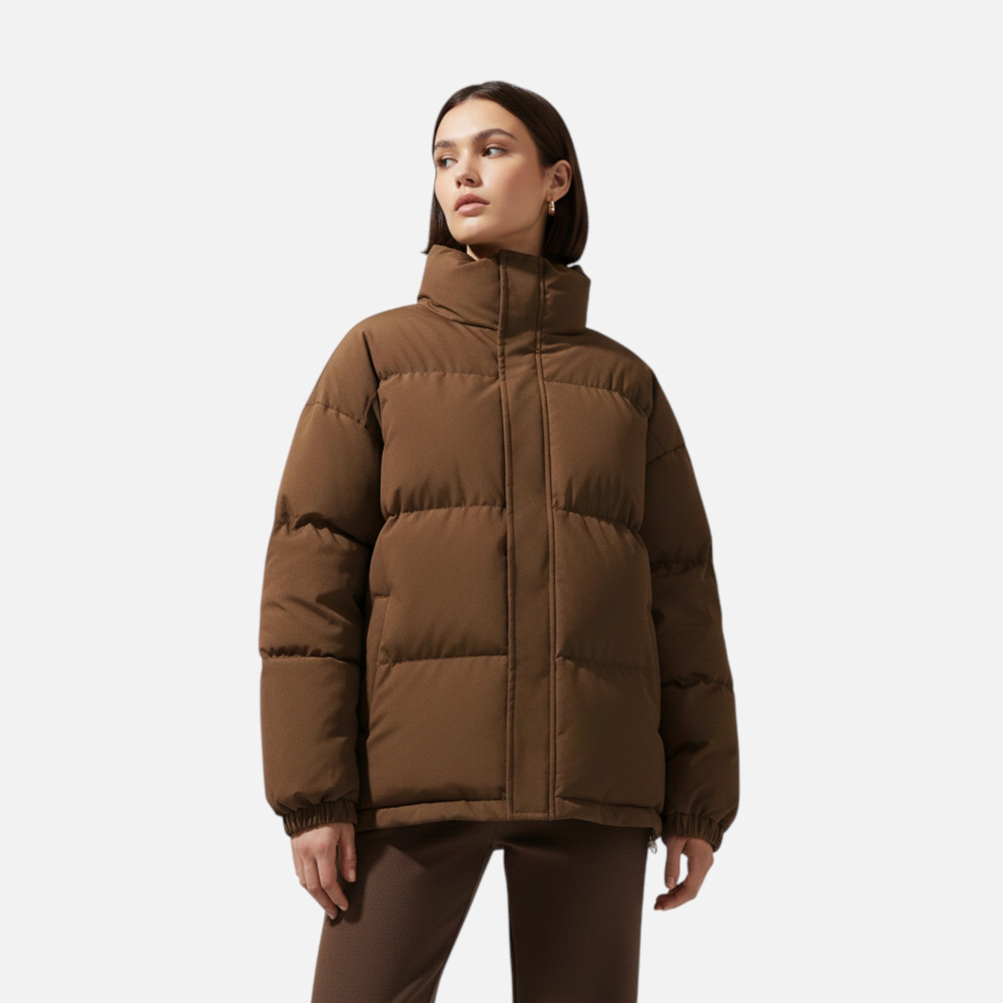 Maison Dresson | Unisex Puffer Cotton Jacket with Stand Collar