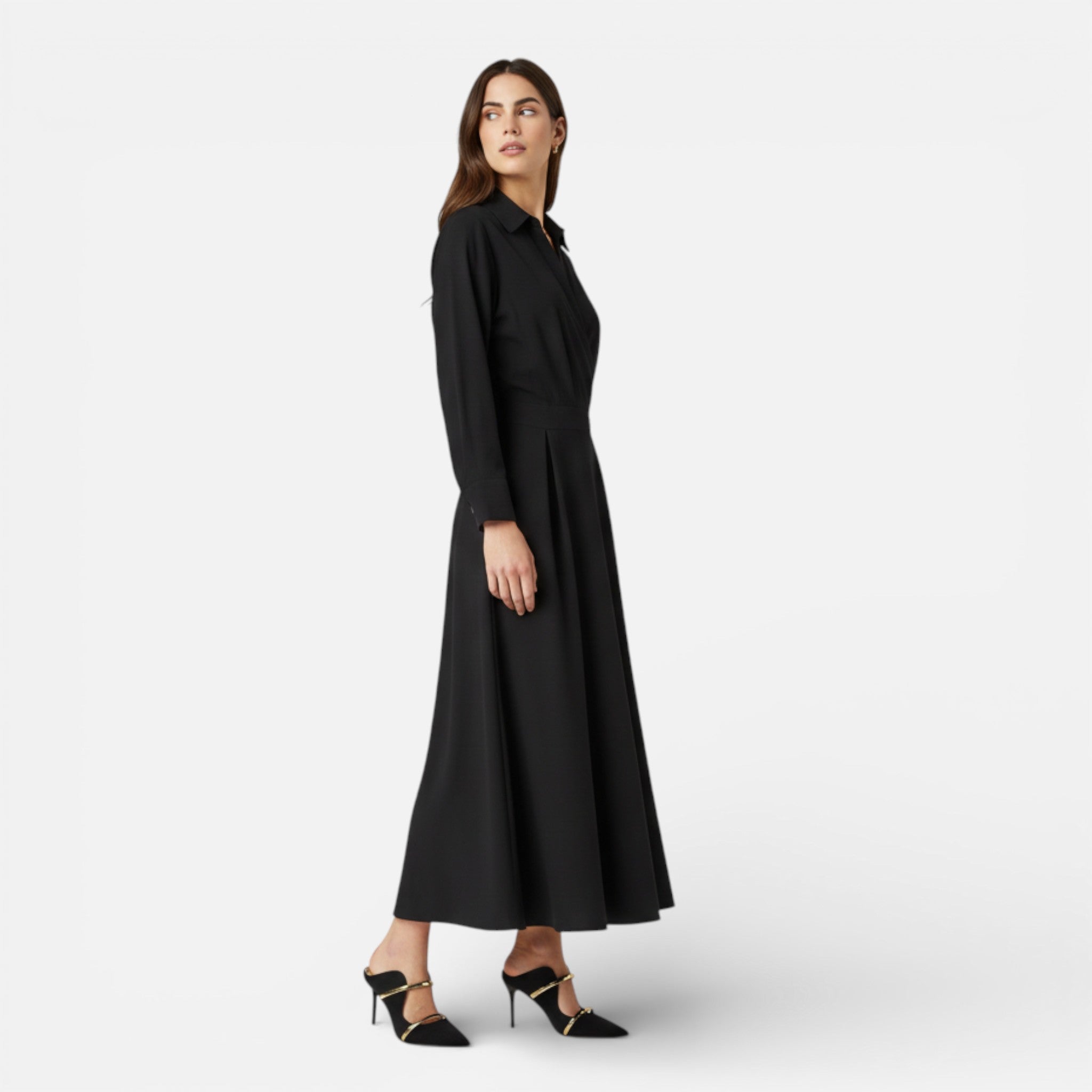 Maison Dresson | Women’s Satin Stiletto Pointed Sandals