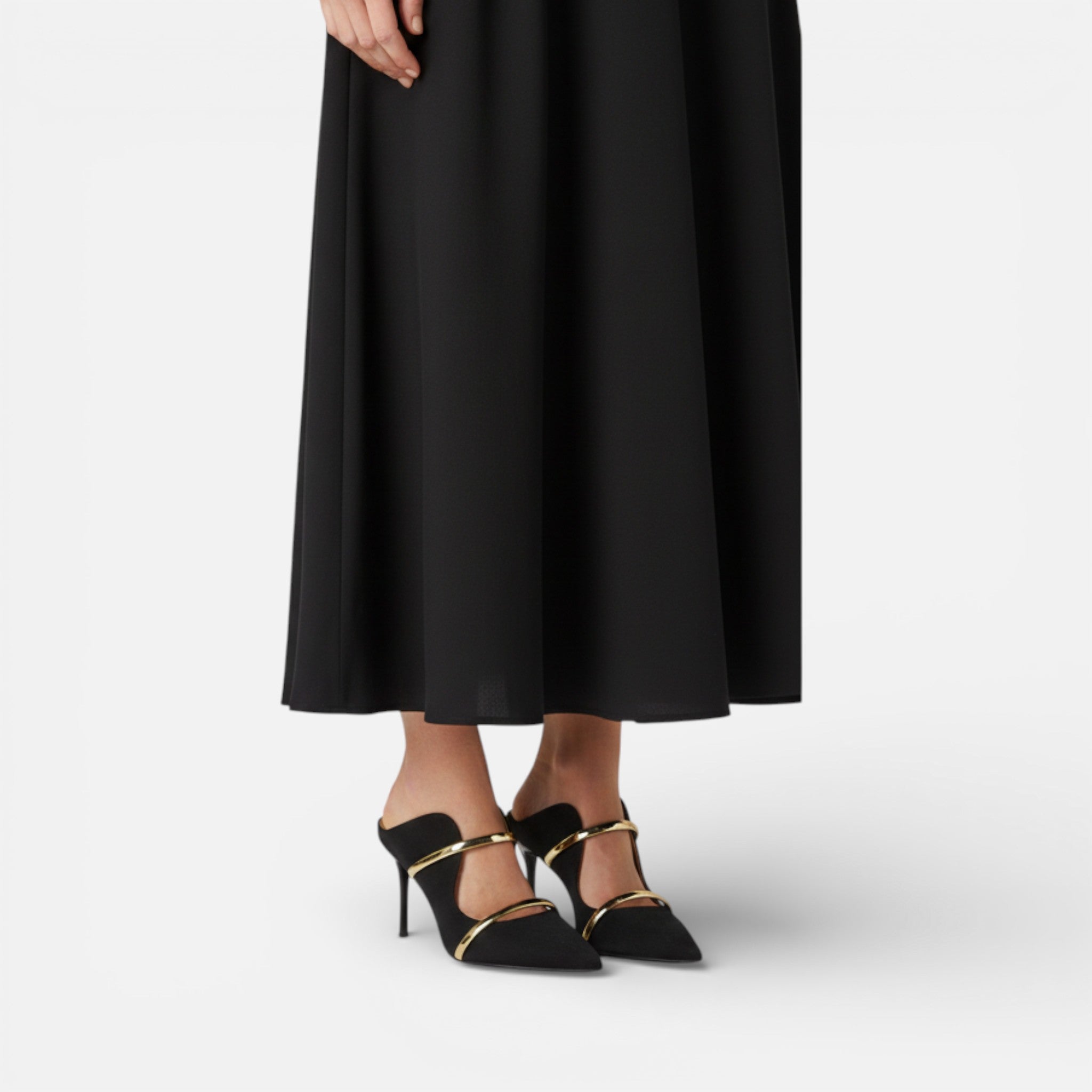 Maison Dresson | Women’s Satin Stiletto Pointed Sandals