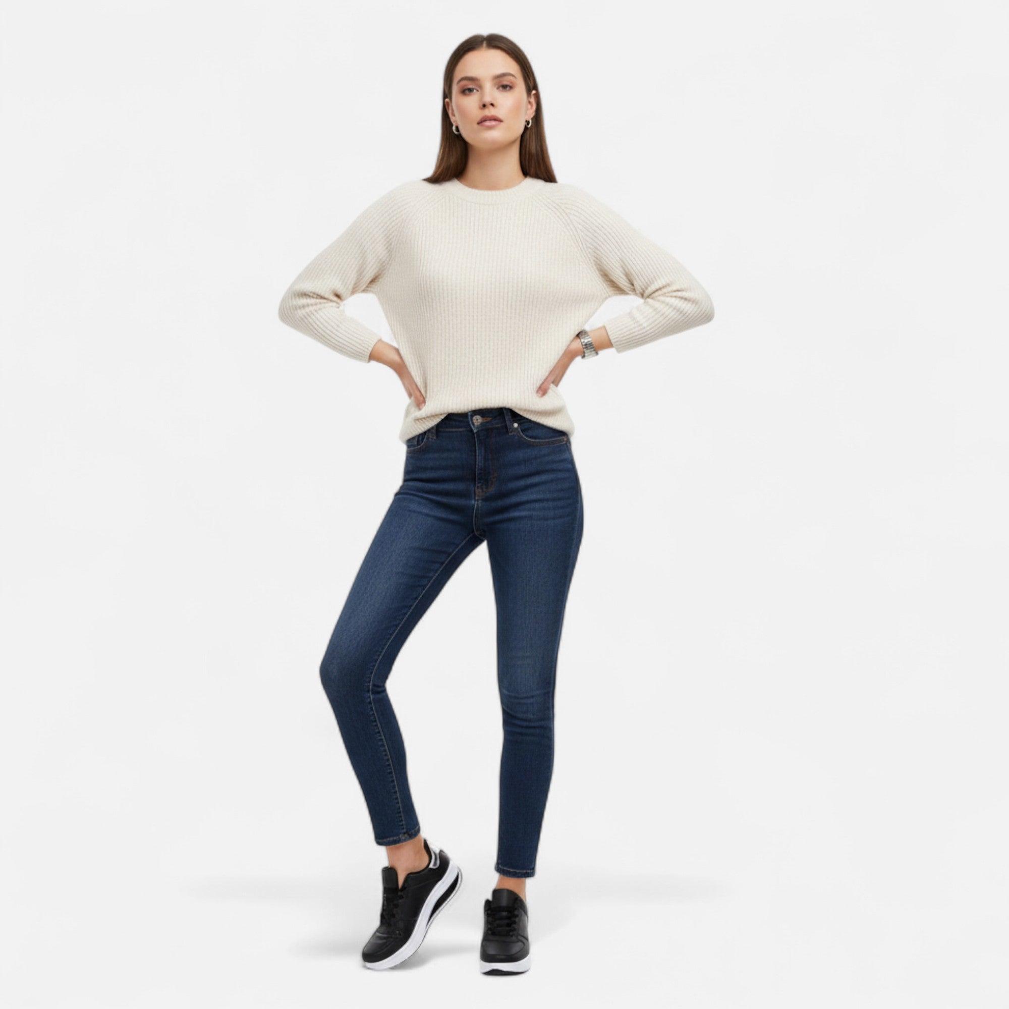 Maison Dresson | Women’s Leather Wedge Sneakers Édition Élégance