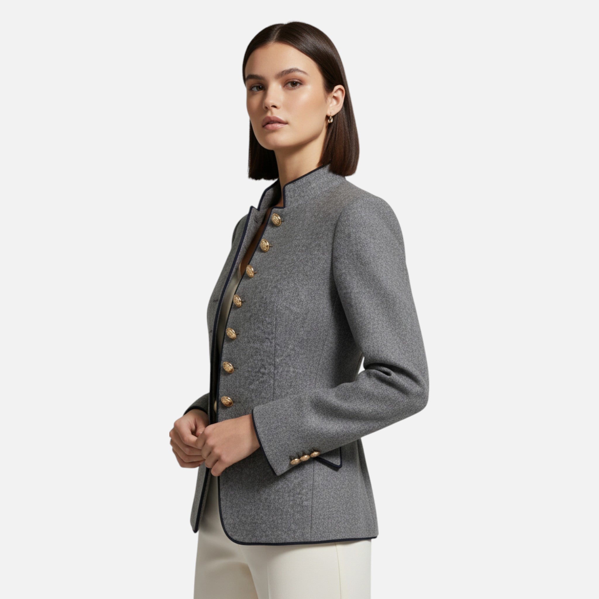 Maison Dresson | Women’s Double-Breasted Wool Blazer