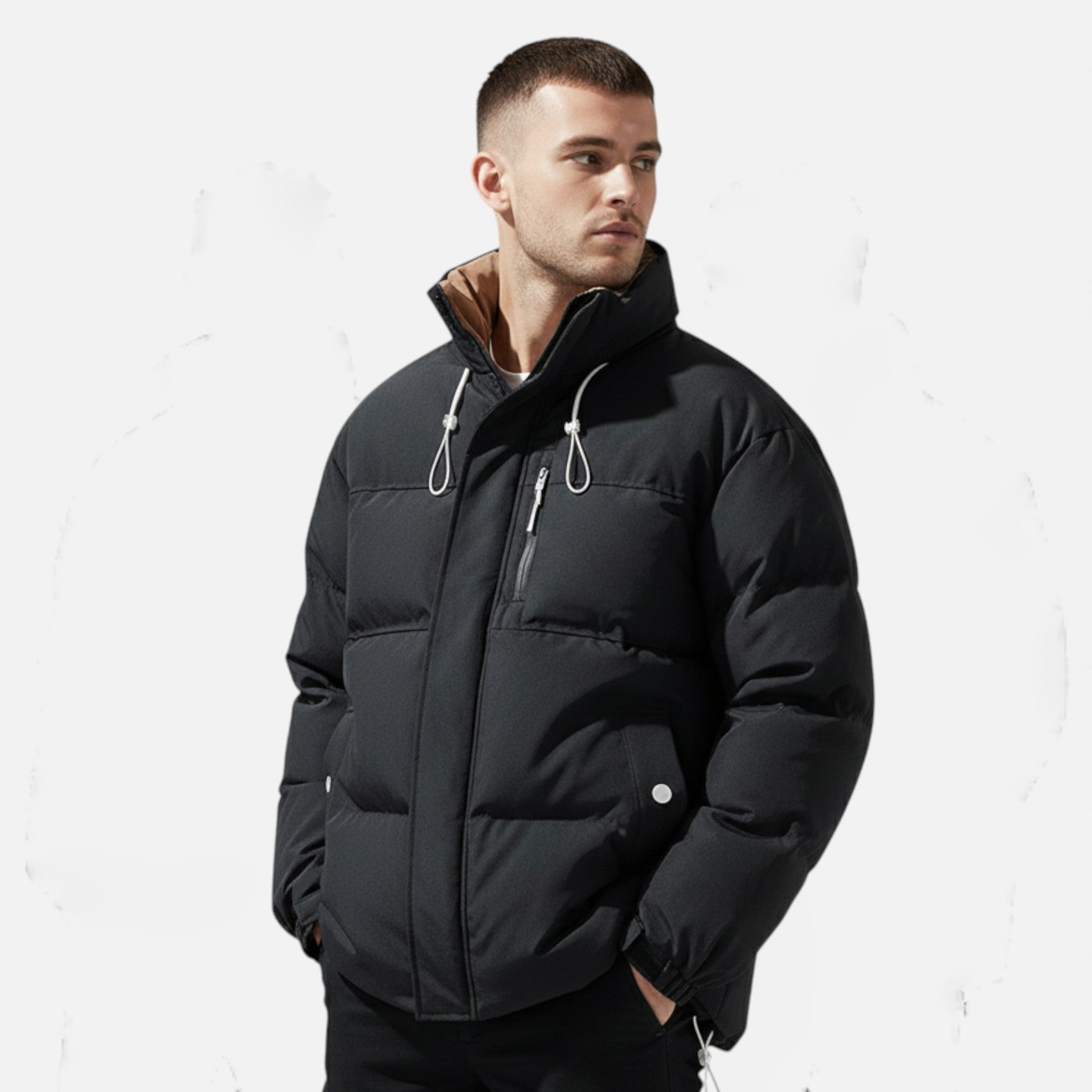 Maison Dresson | Men’s Oversized Windproof Jacket with Stand Collar