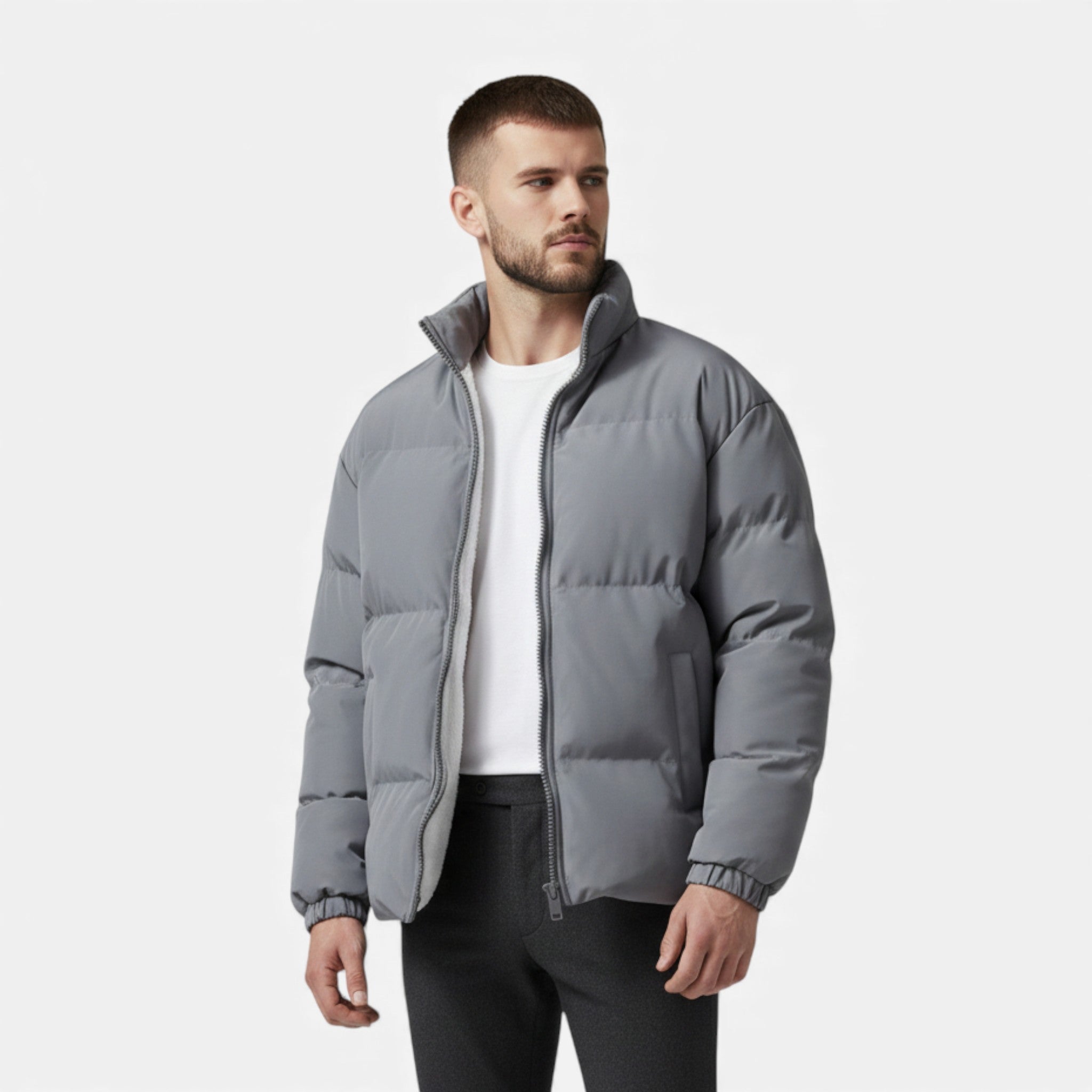 Maison Dresson | Men’s Lambswool Plush Puffer Jacket for Autumn/Winter