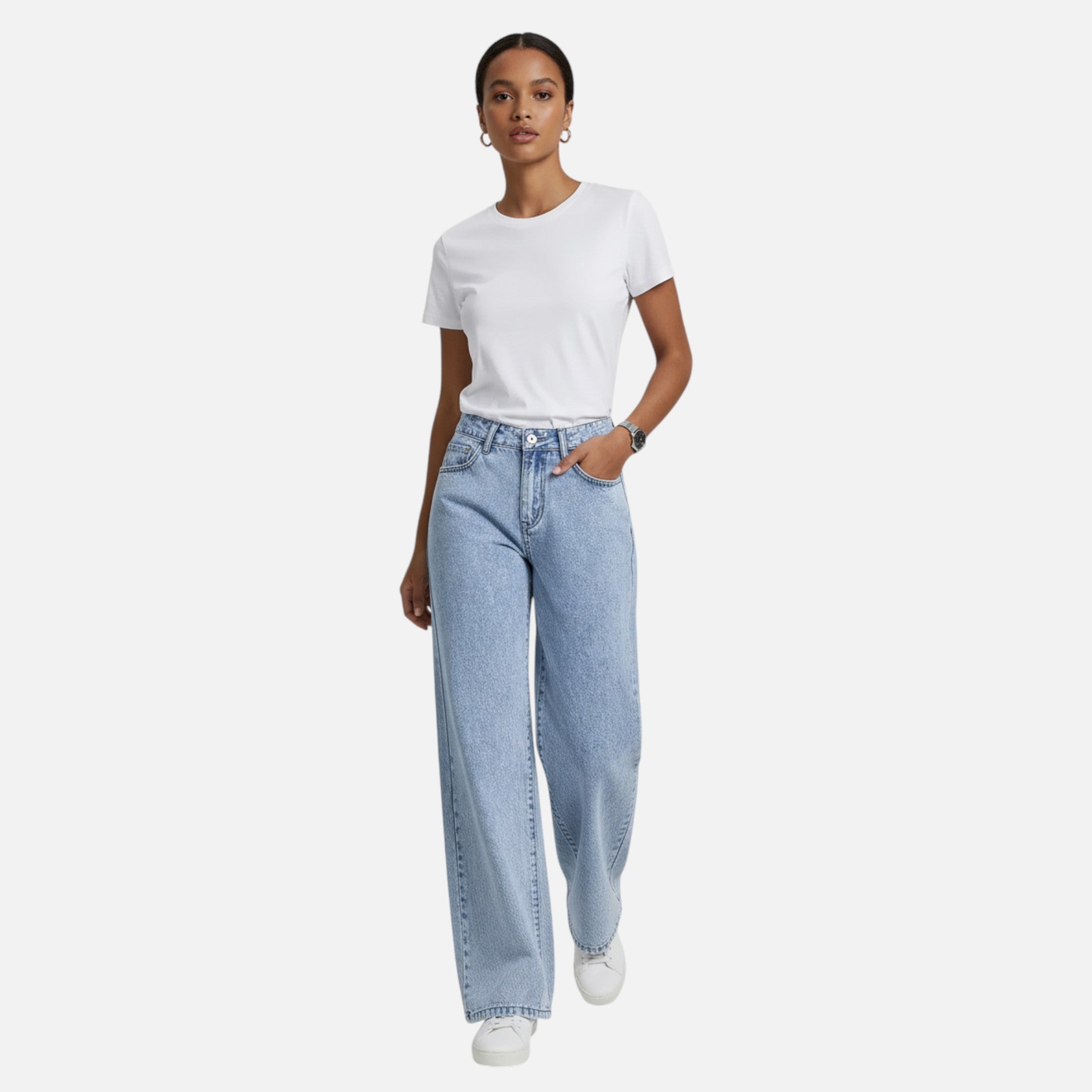 Maison Dresson | Women Loose Denim Pants – Tailored Leisure Classic