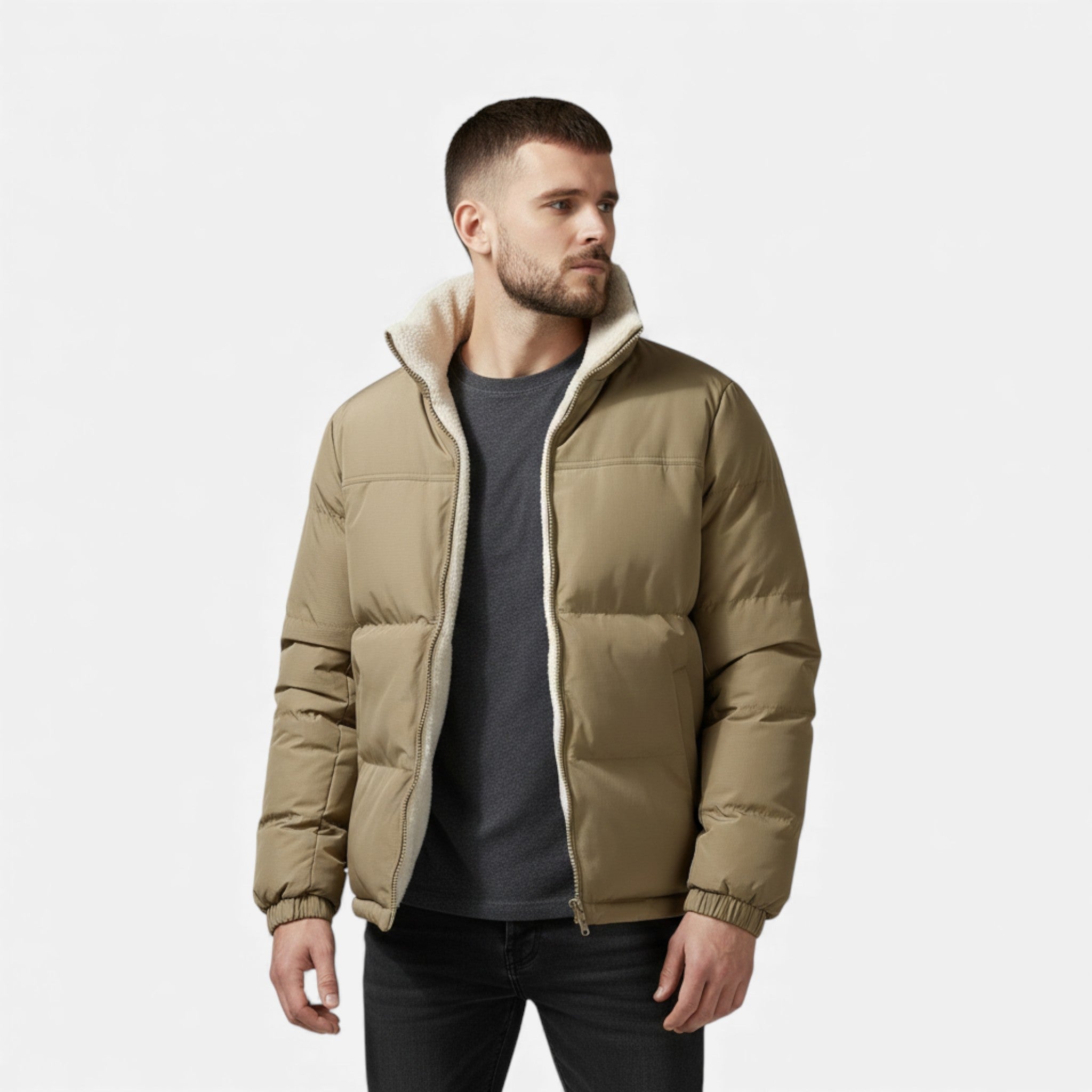 Maison Dresson | Men’s Plush-Lined Thick Winter Puffer Jacket