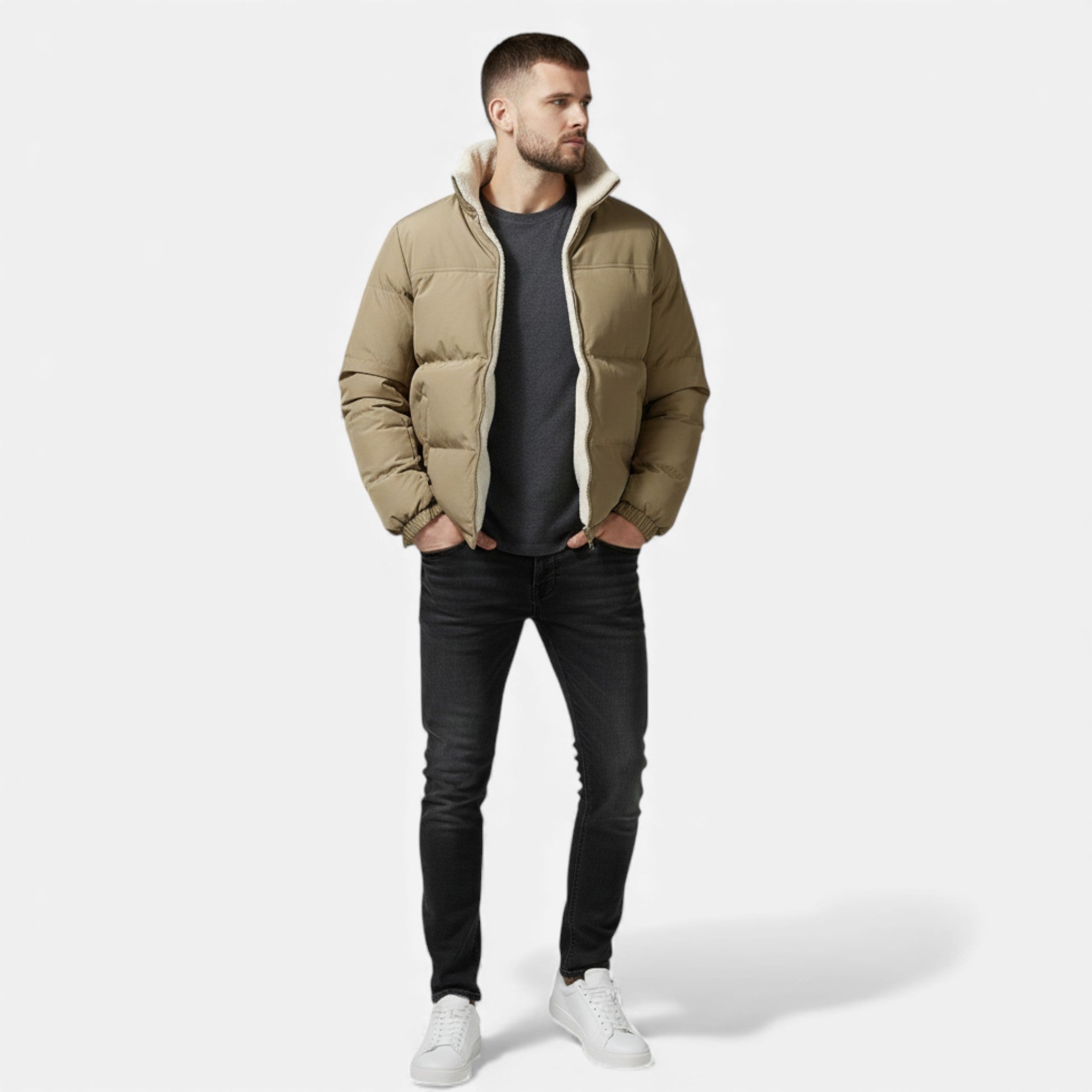 Maison Dresson | Men’s Plush-Lined Thick Winter Puffer Jacket