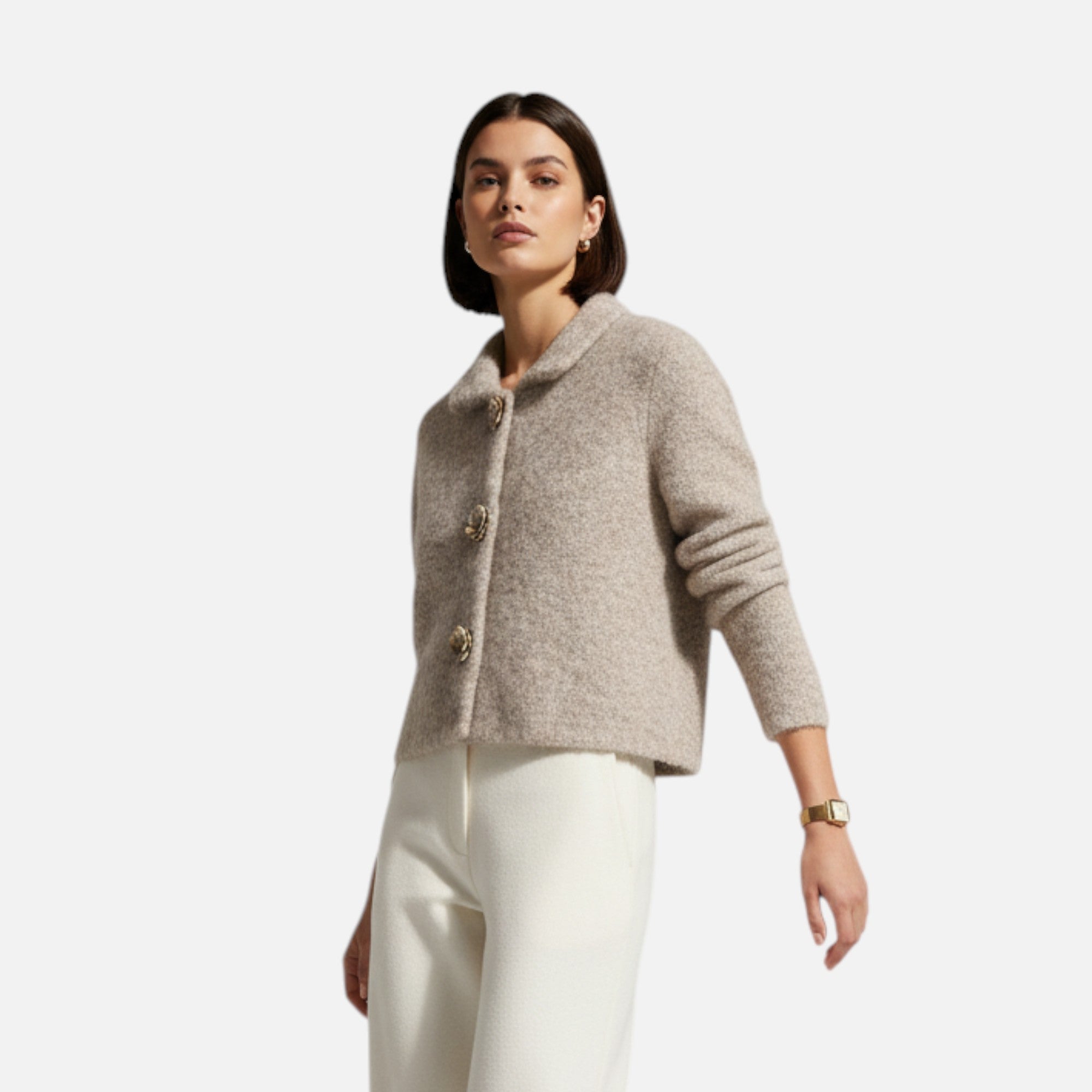 Maison Dresson | Women's Floral Button Cardigan