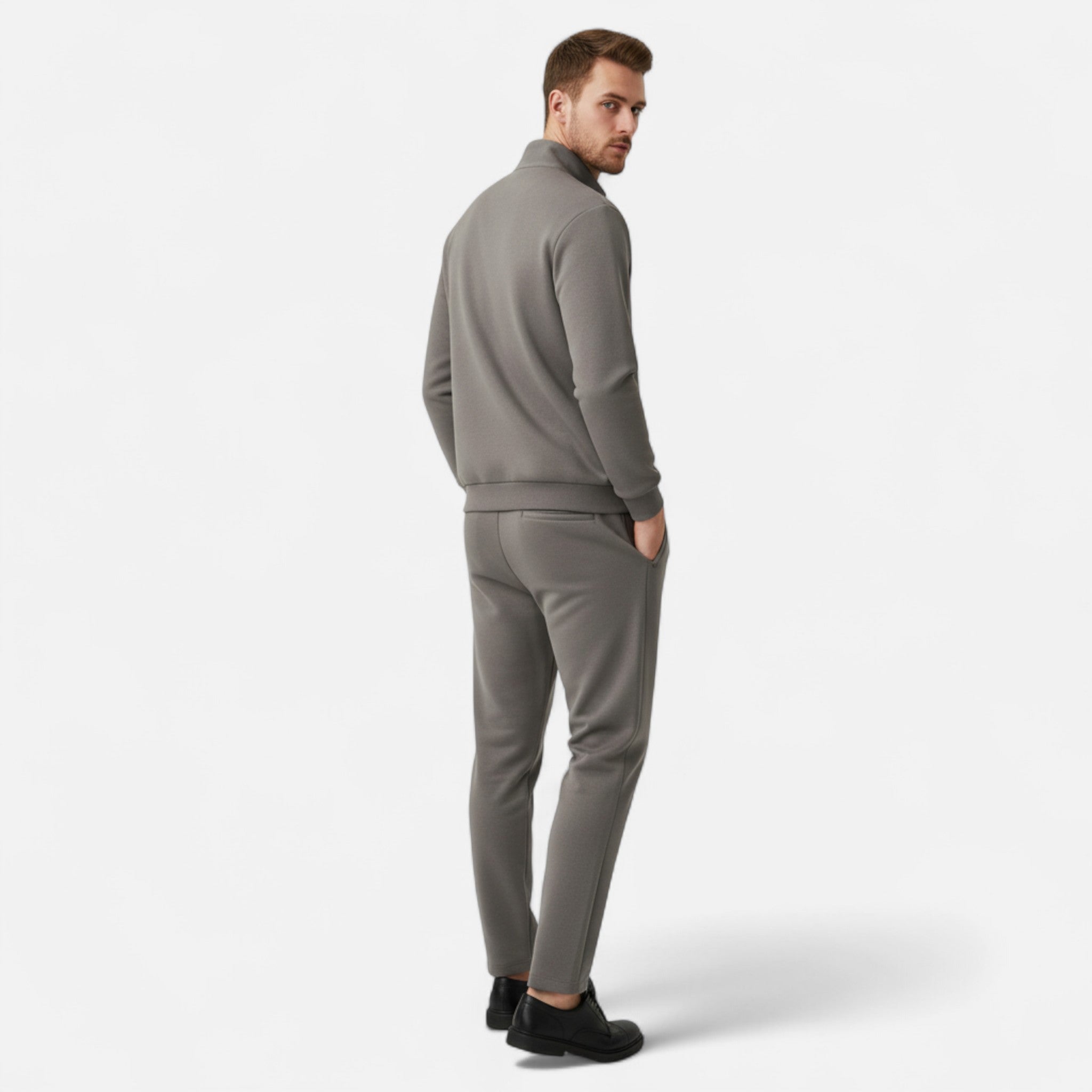 Maison Dresson | Men’s Wool Set – Stand Collar Autumn Winter Elegance