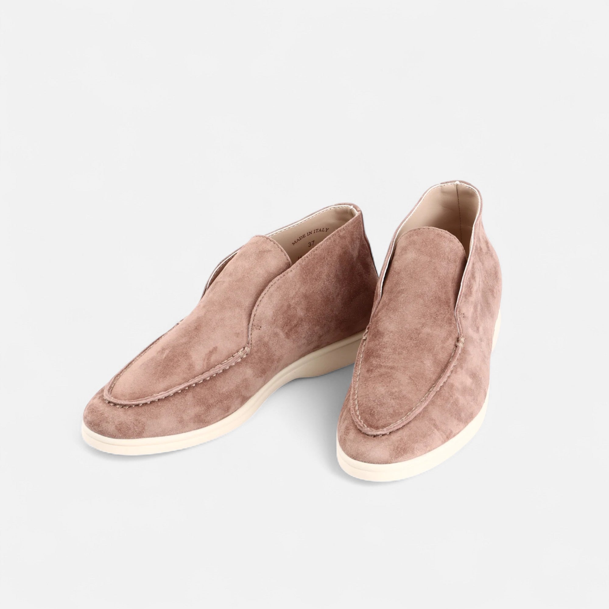 Maison Dresson | Men’s Suede Mule Loafers in Heritage Camel