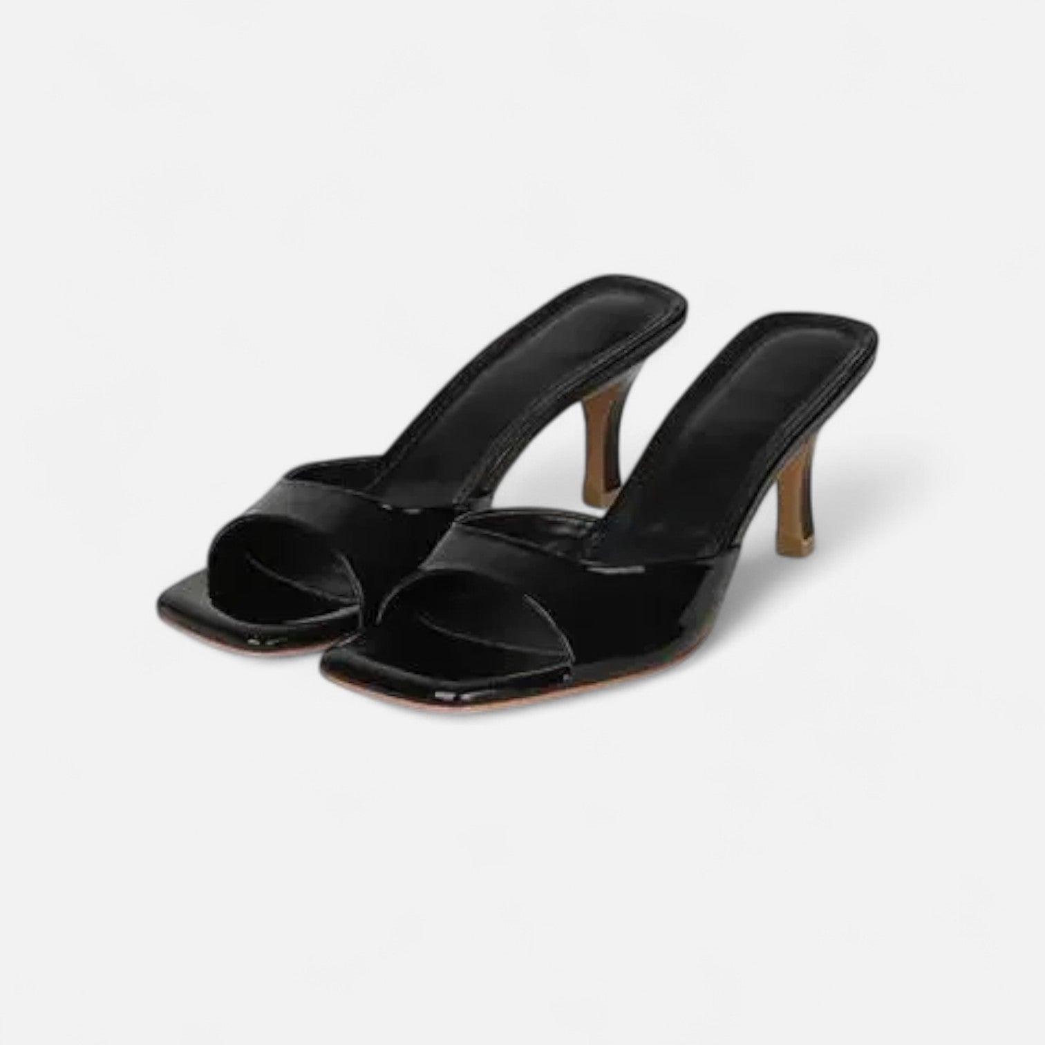 Maison Dresson | Women’s High Heel Summer Sandals – Square Toe, Open Silhouette, Elevated Finish