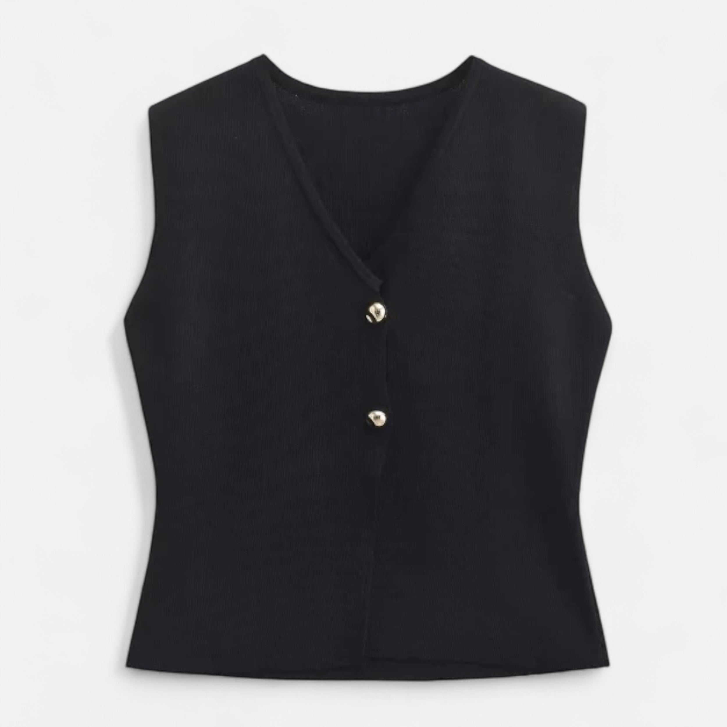 Maison Dresson | Women’s Cropped Knit Button Vest