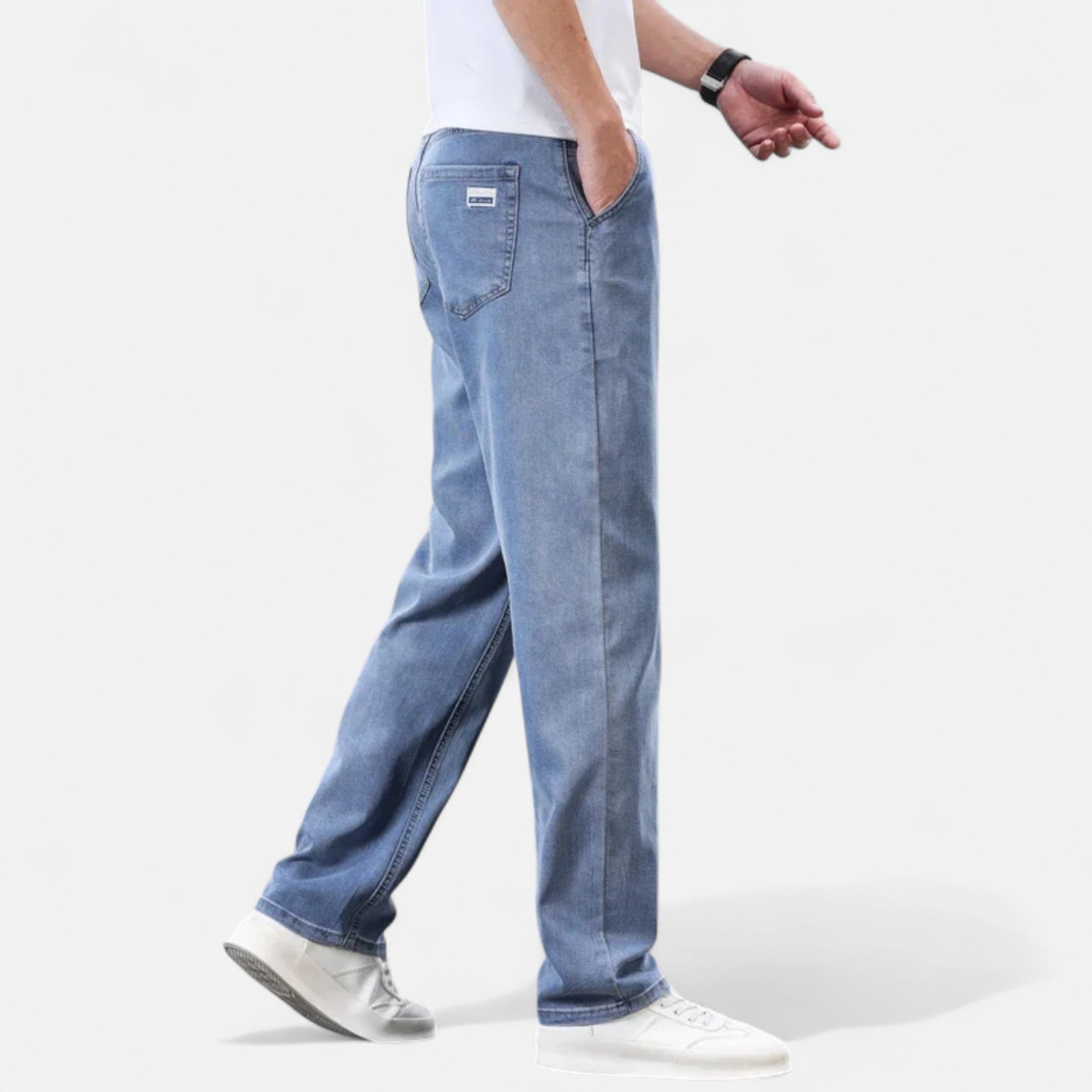 Maison Dresson | Men’s Straight-Leg Lyocell Denim Jeans
