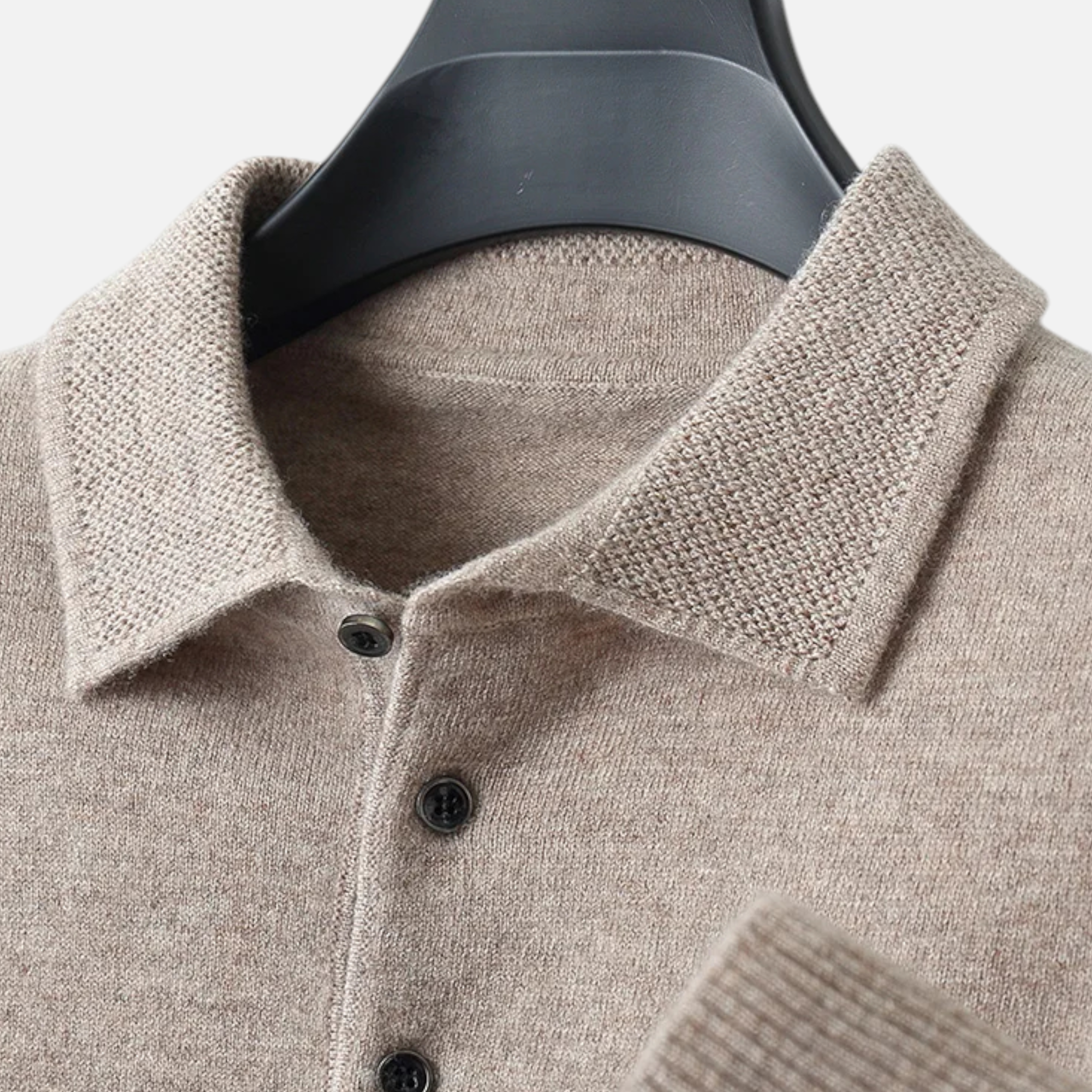 Maison Dresson | Men’s Merino Wool Polo Sweater