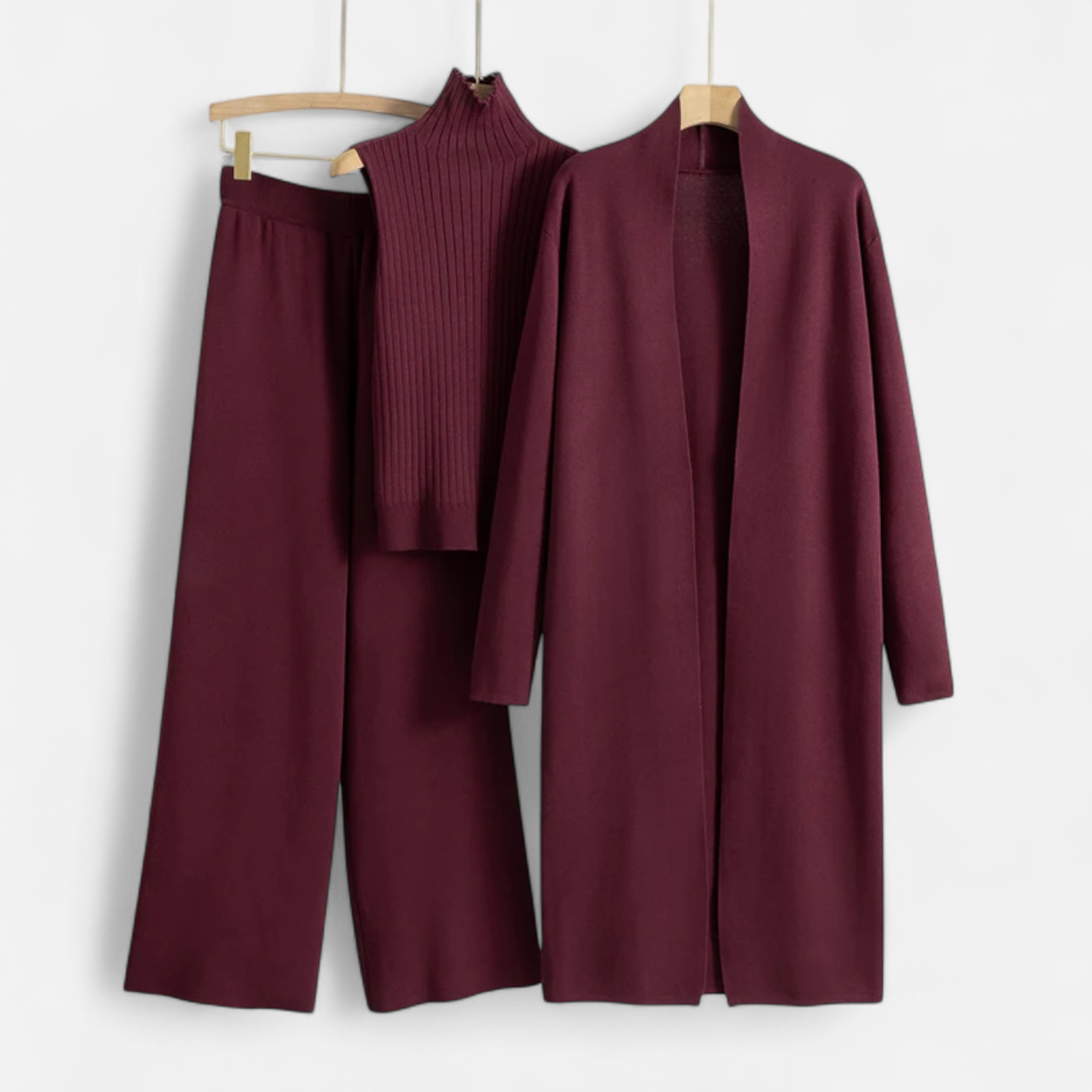 Maison Dresson | Women’s Knitted 3-Piece Cardigan Set