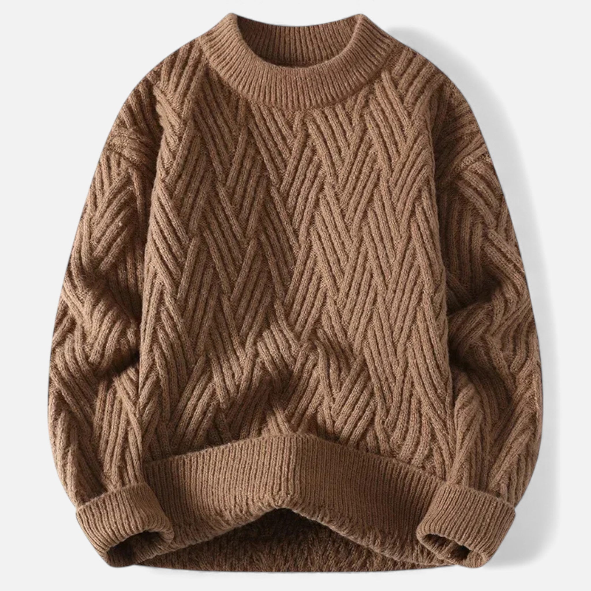 Maison Dresson | Women’s Slight-Stretch Knitted Cabled Sweater