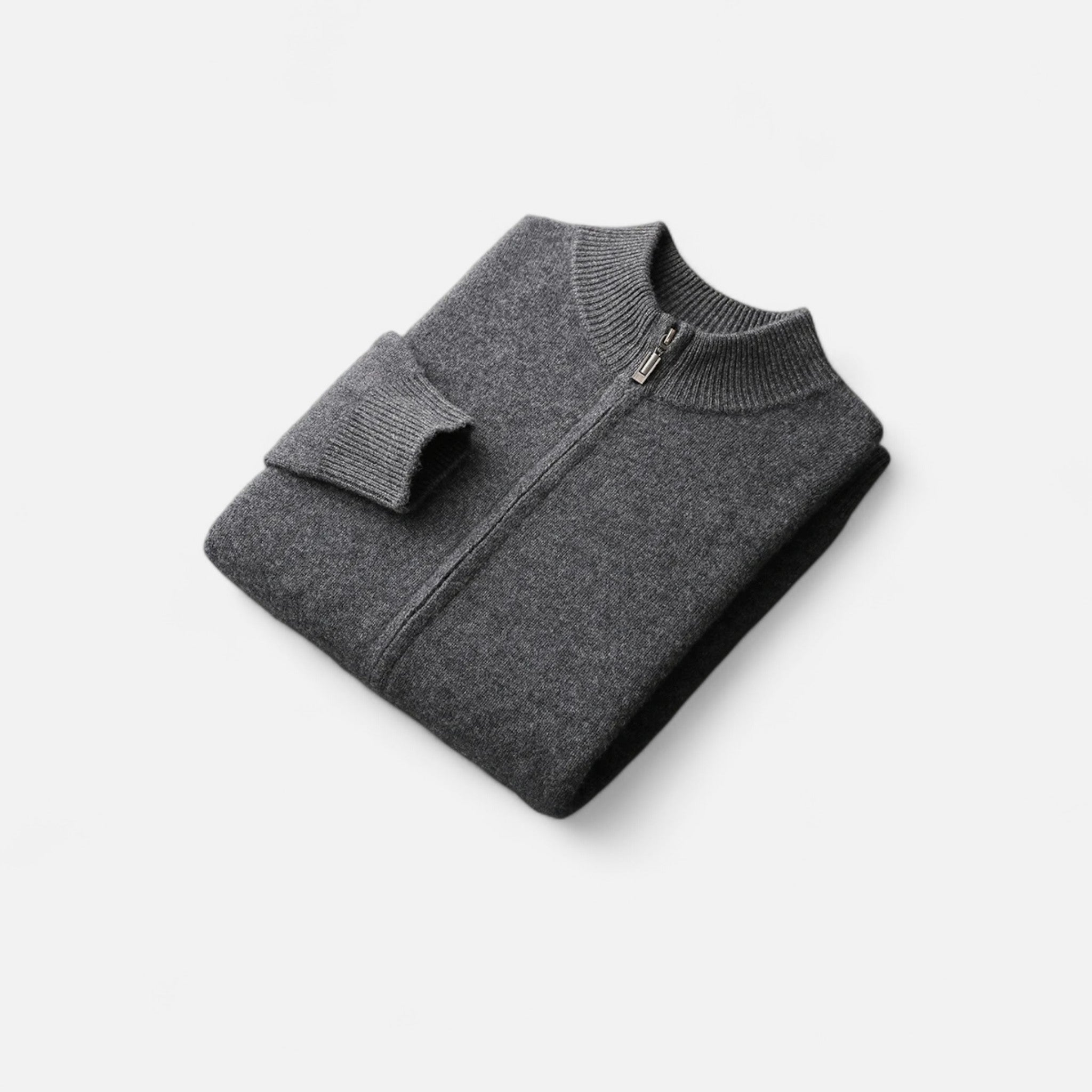 Maison Dresson | Men’s Merino Wool Zip Sweater
