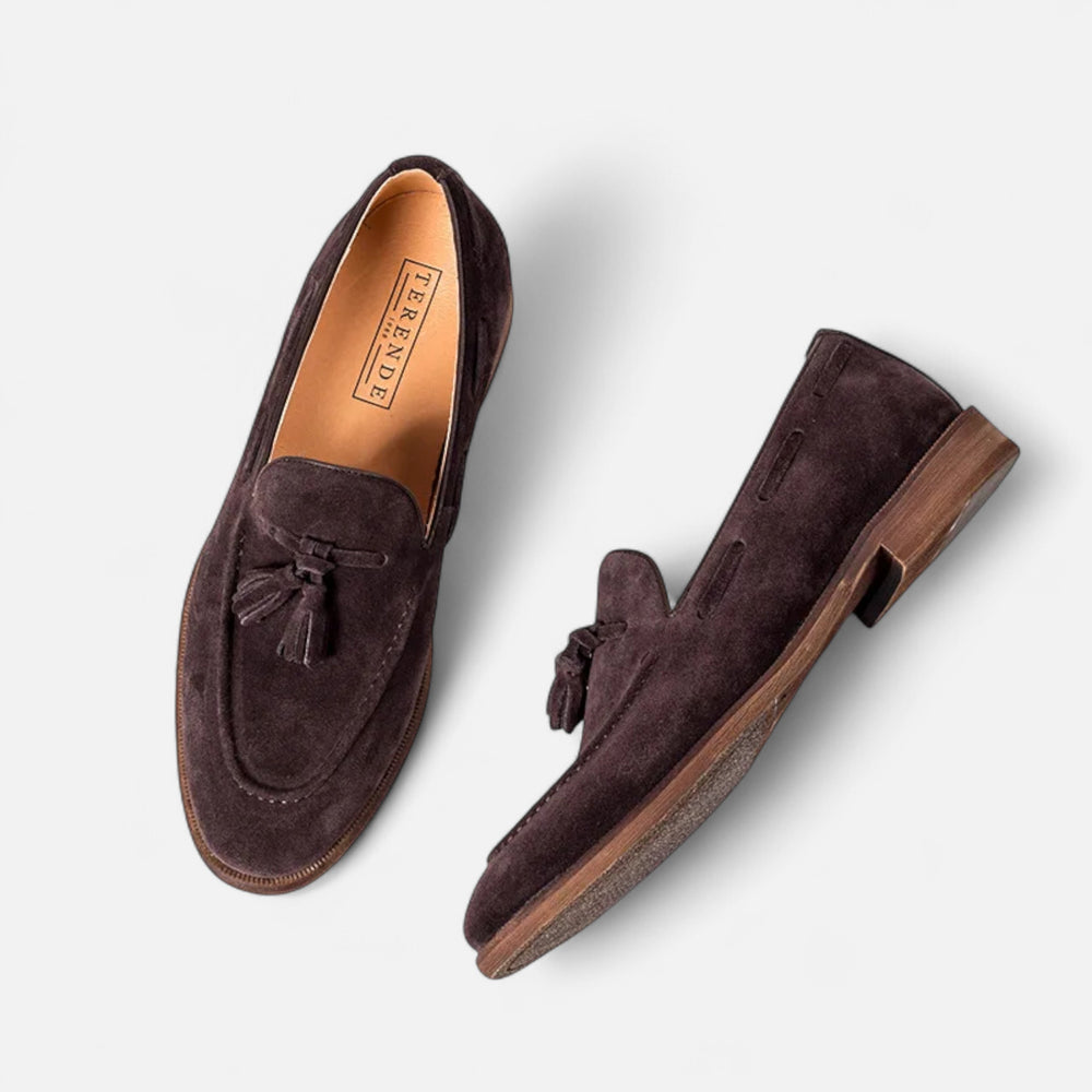 Maison Dresson | Men’s Nubuck Leather Loafers | Classic British Style