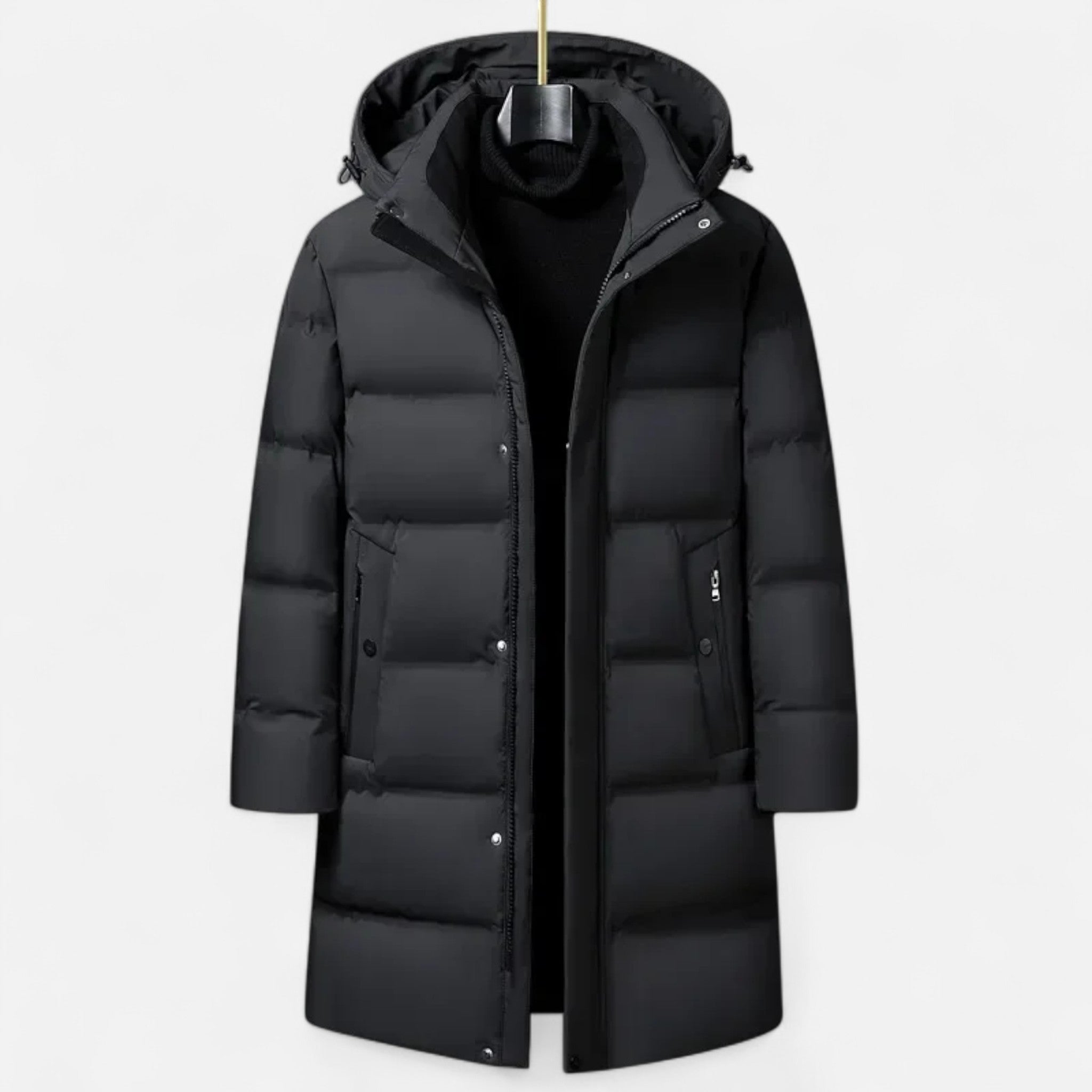 Maison Dresson | Men’s Winter Down Parka – Hooded Insulated Elegance