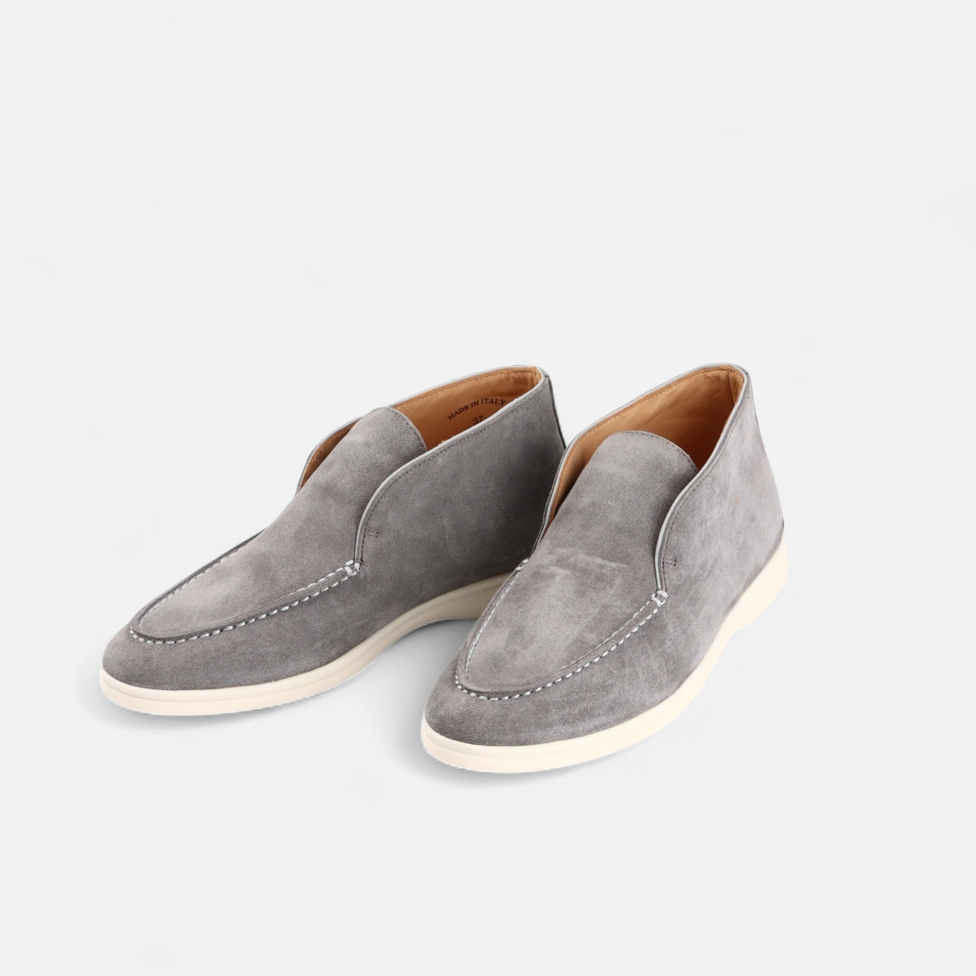 Maison Dresson | Men’s Suede Mule Loafers in Heritage Camel