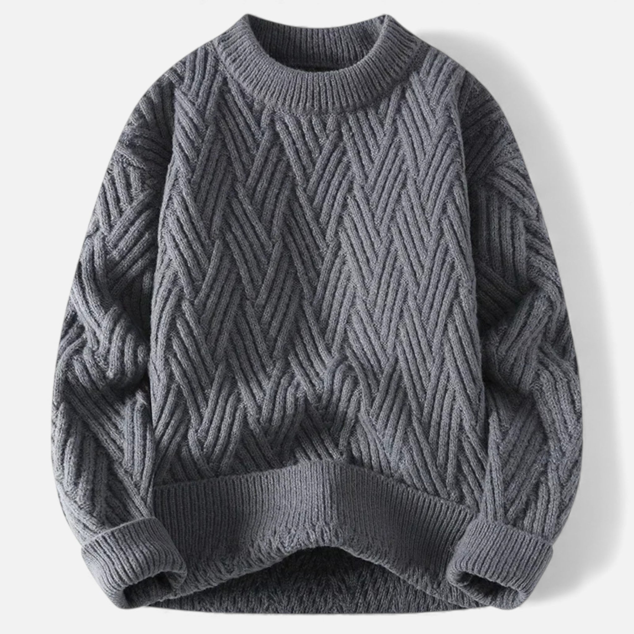 Maison Dresson | Women’s Slight-Stretch Knitted Cabled Sweater