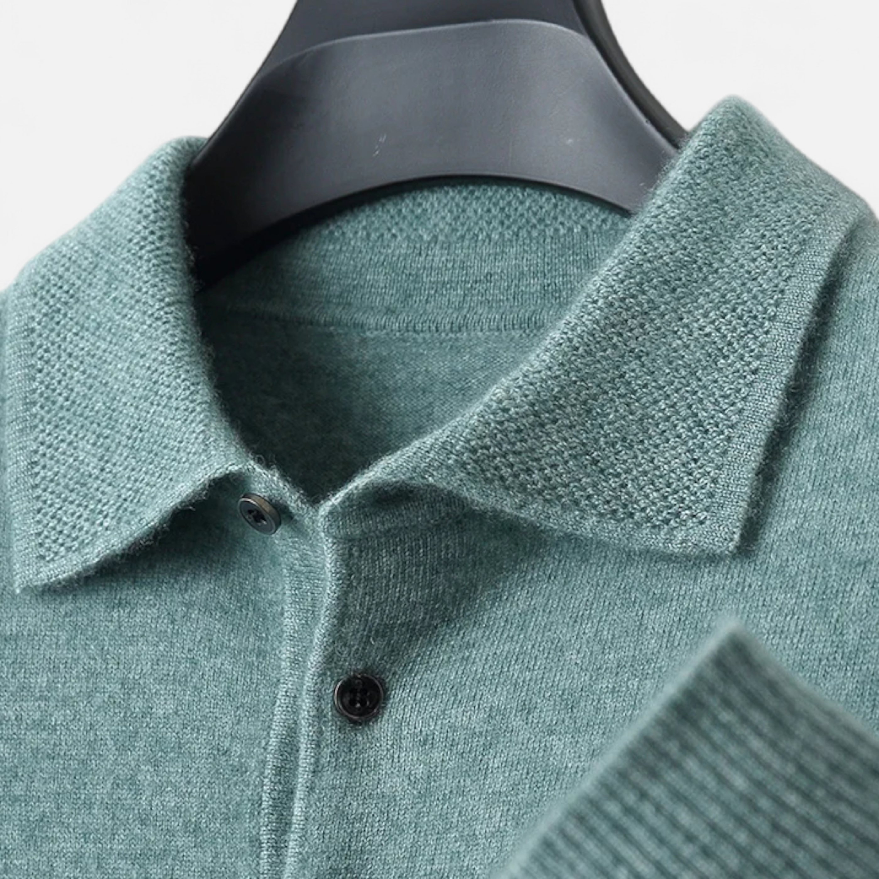 Maison Dresson | Men’s Merino Wool Polo Sweater