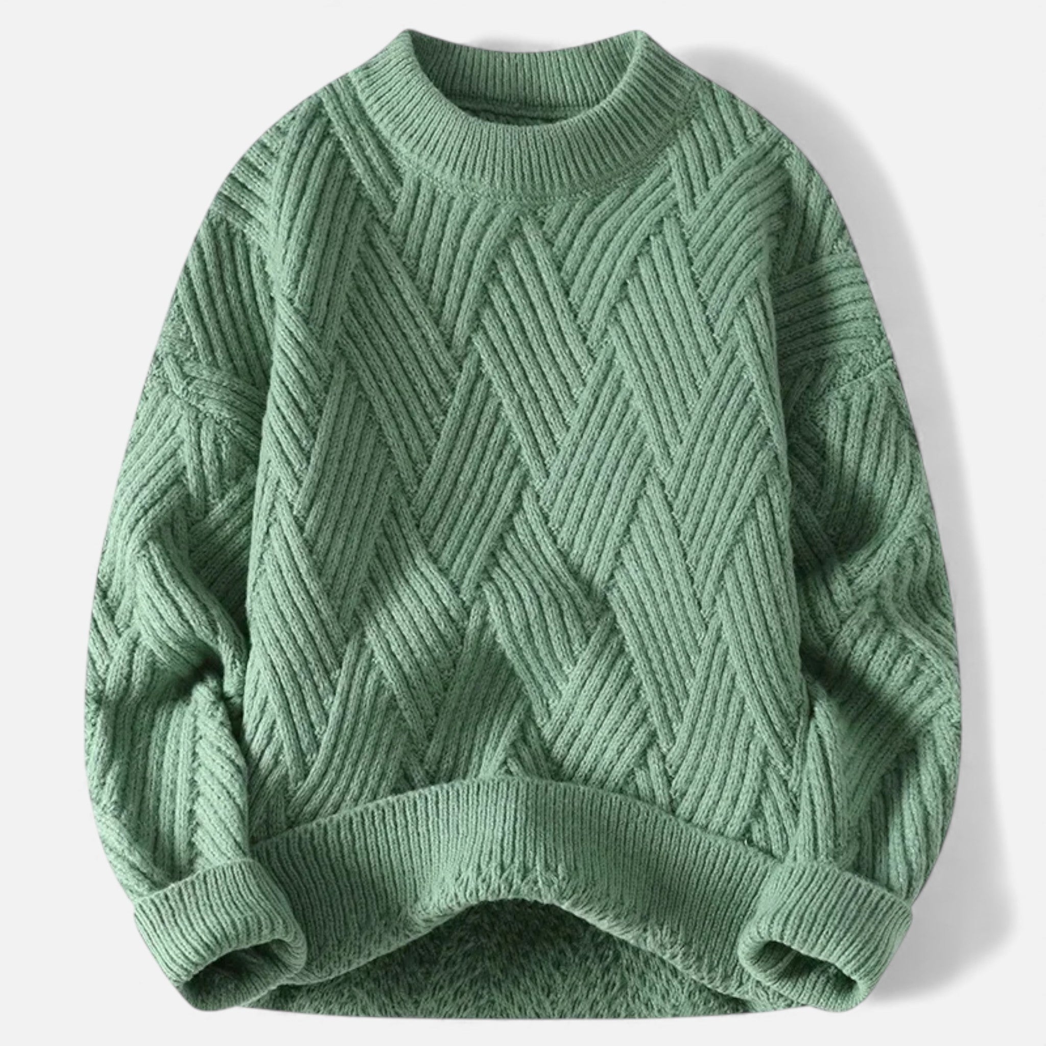 Maison Dresson | Women’s Slight-Stretch Knitted Cabled Sweater