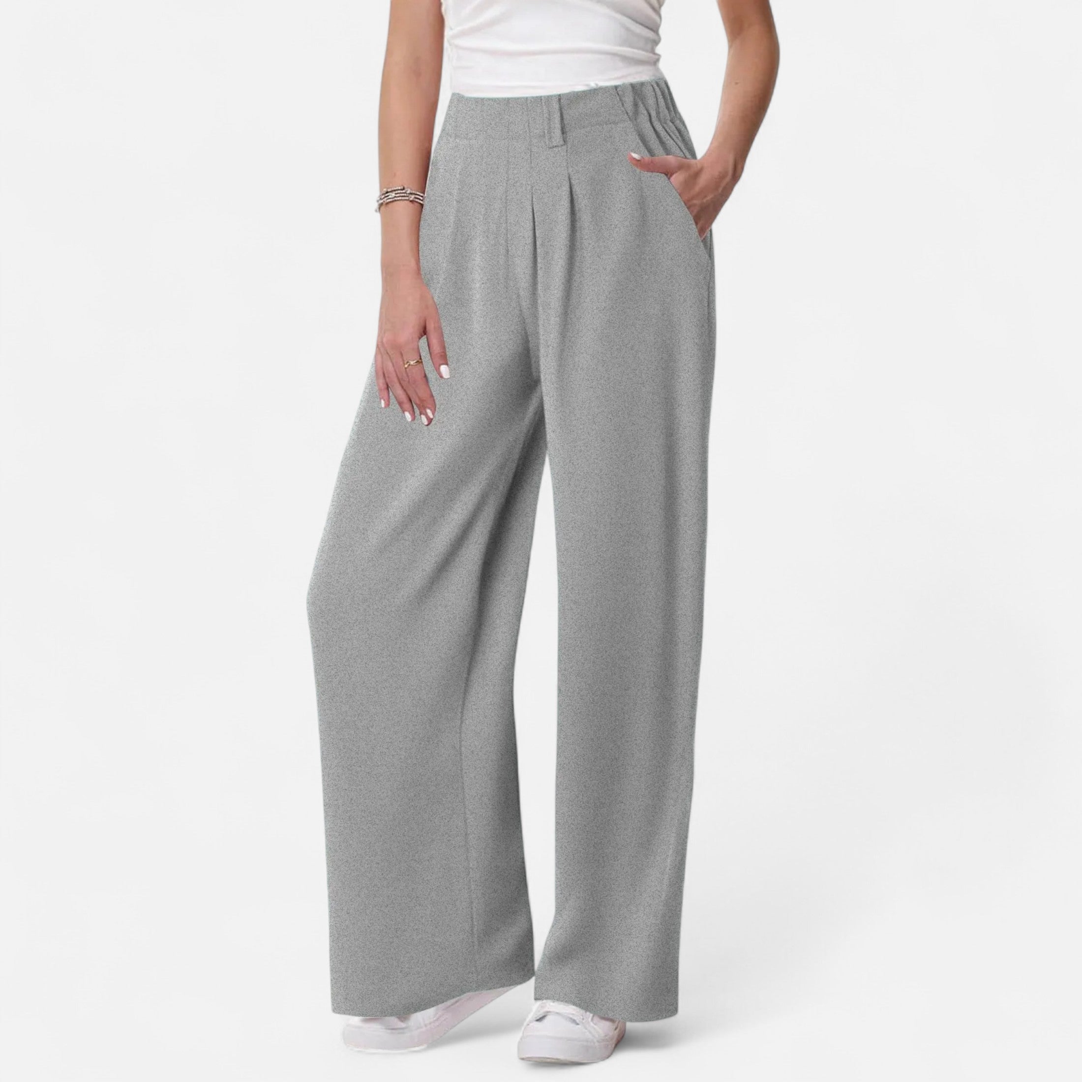 Maison Dresson | Women's Elegant Waffle Palazzo