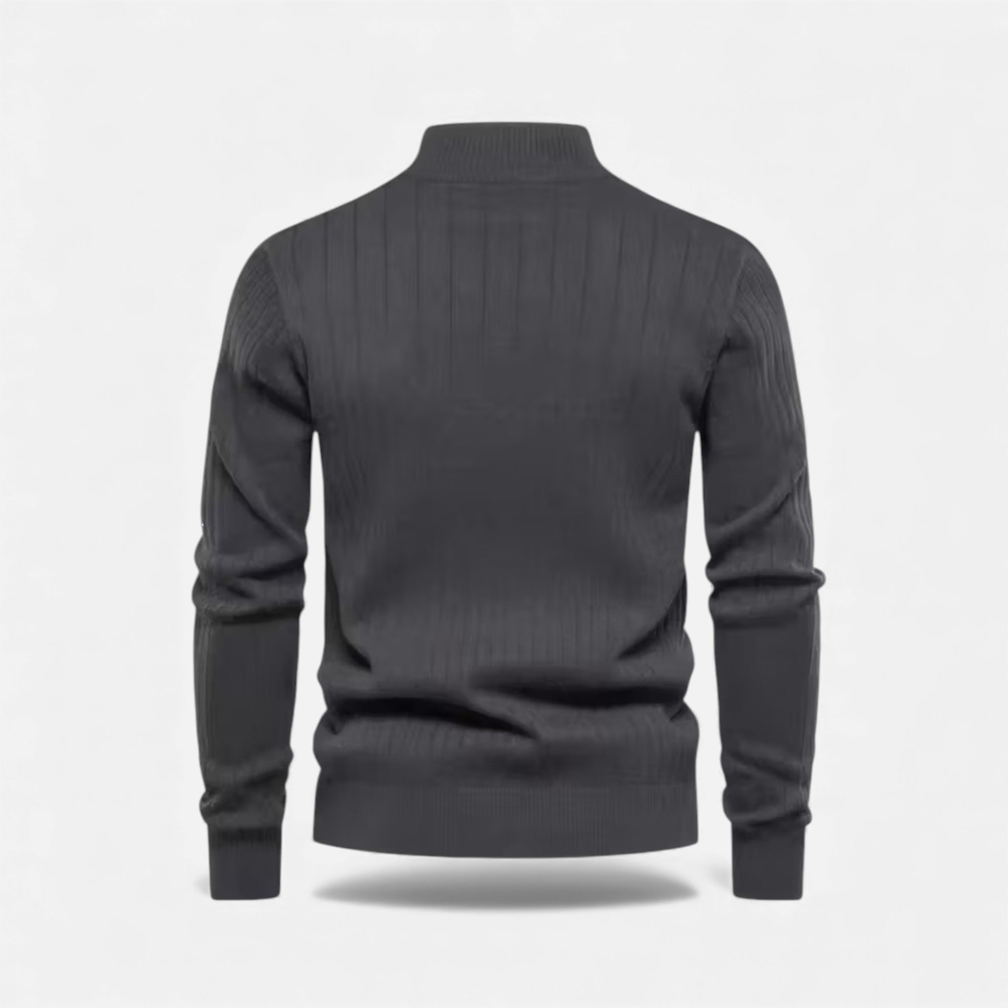 Maison Dresson | Men’s Warm Minimalist Zippered Knit Sweater