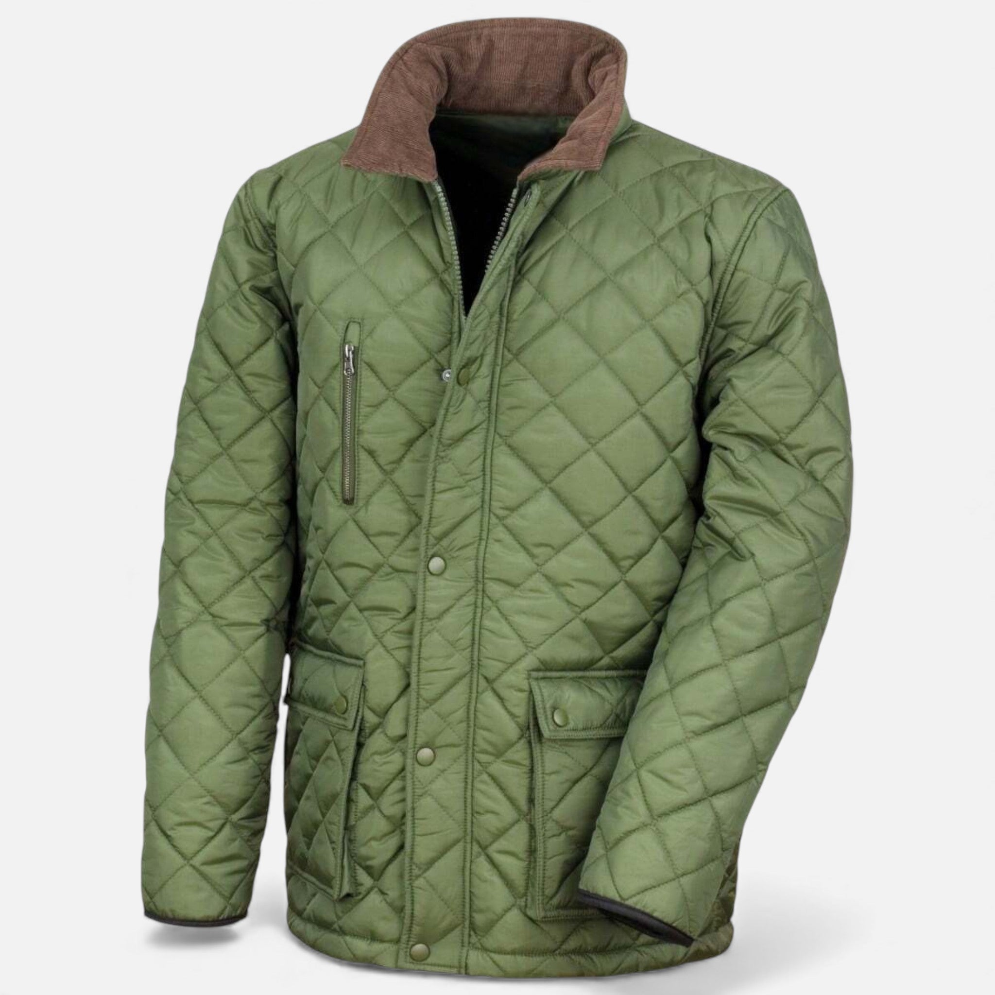 Maison Dresson | Men’s Quilted Gold Fleece-Lined Jacket