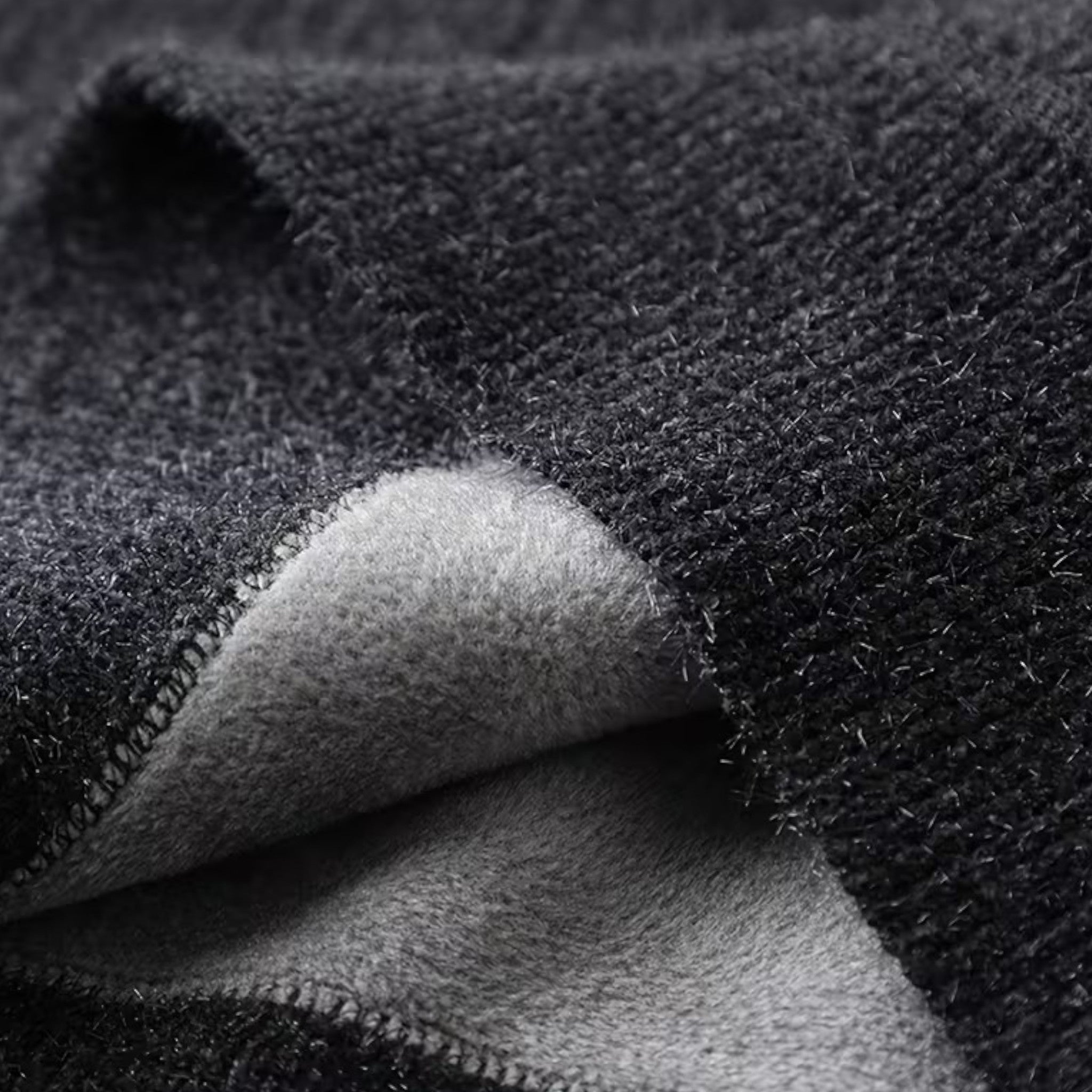 Maison Dresson | Men’s Thick Half-Zip Striped Knit Sweater