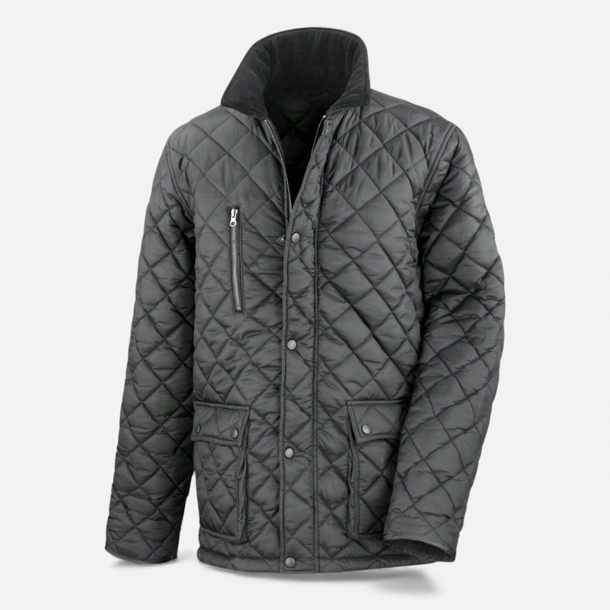 Maison Dresson | Men’s Quilted Gold Fleece-Lined Jacket