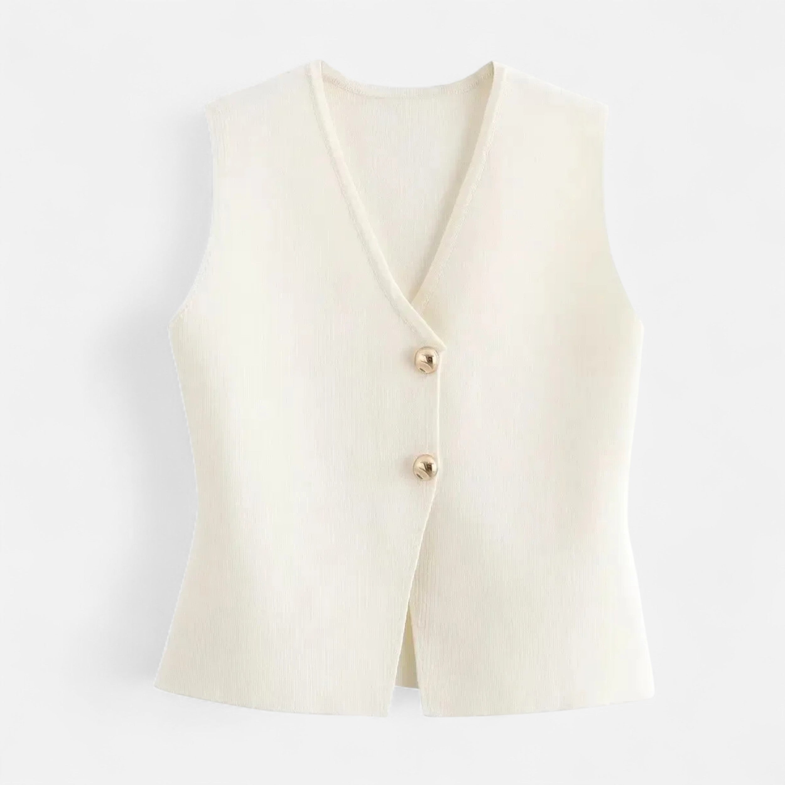 Maison Dresson | Women’s Cropped Knit Button Vest