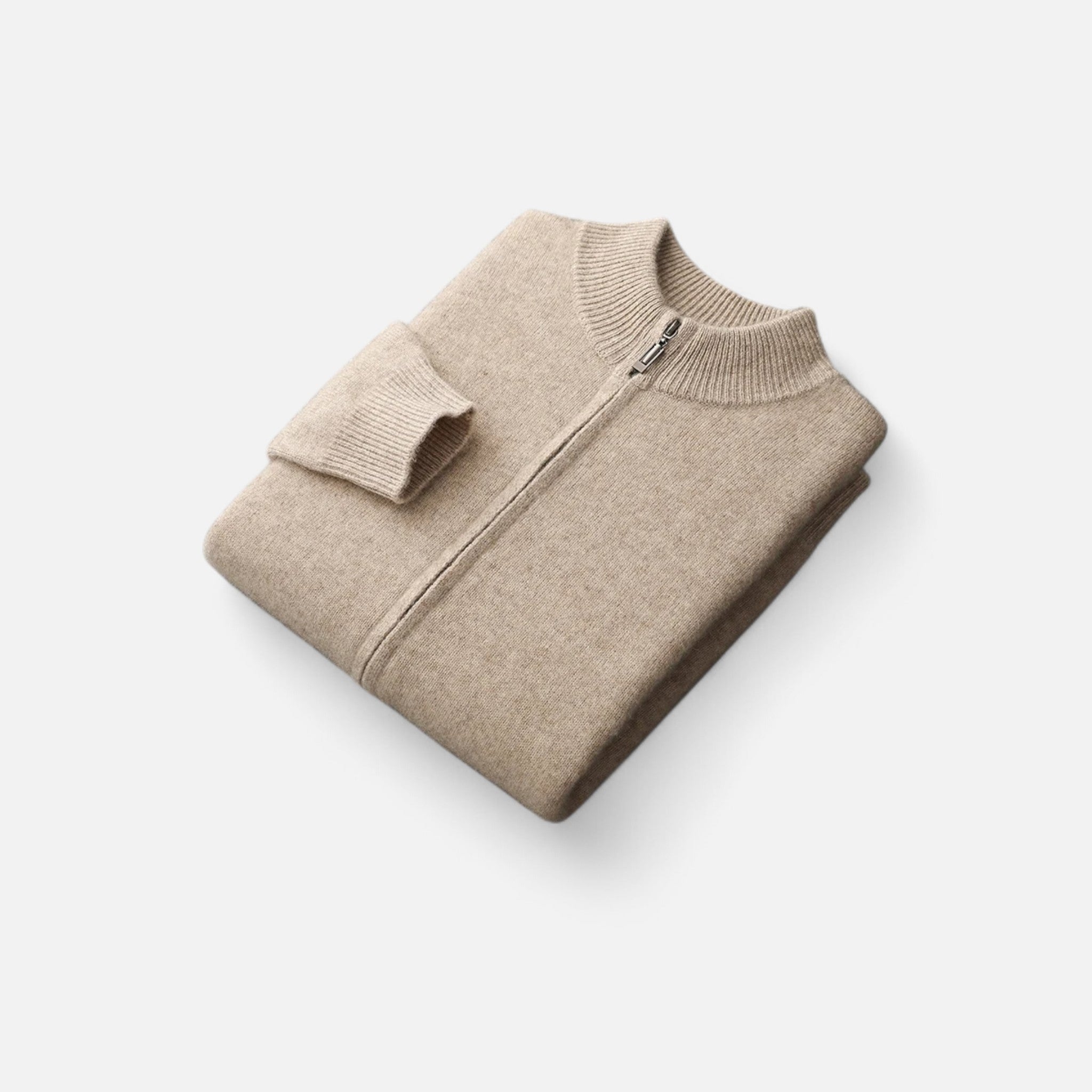 Maison Dresson | Men’s Merino Wool Zip Sweater