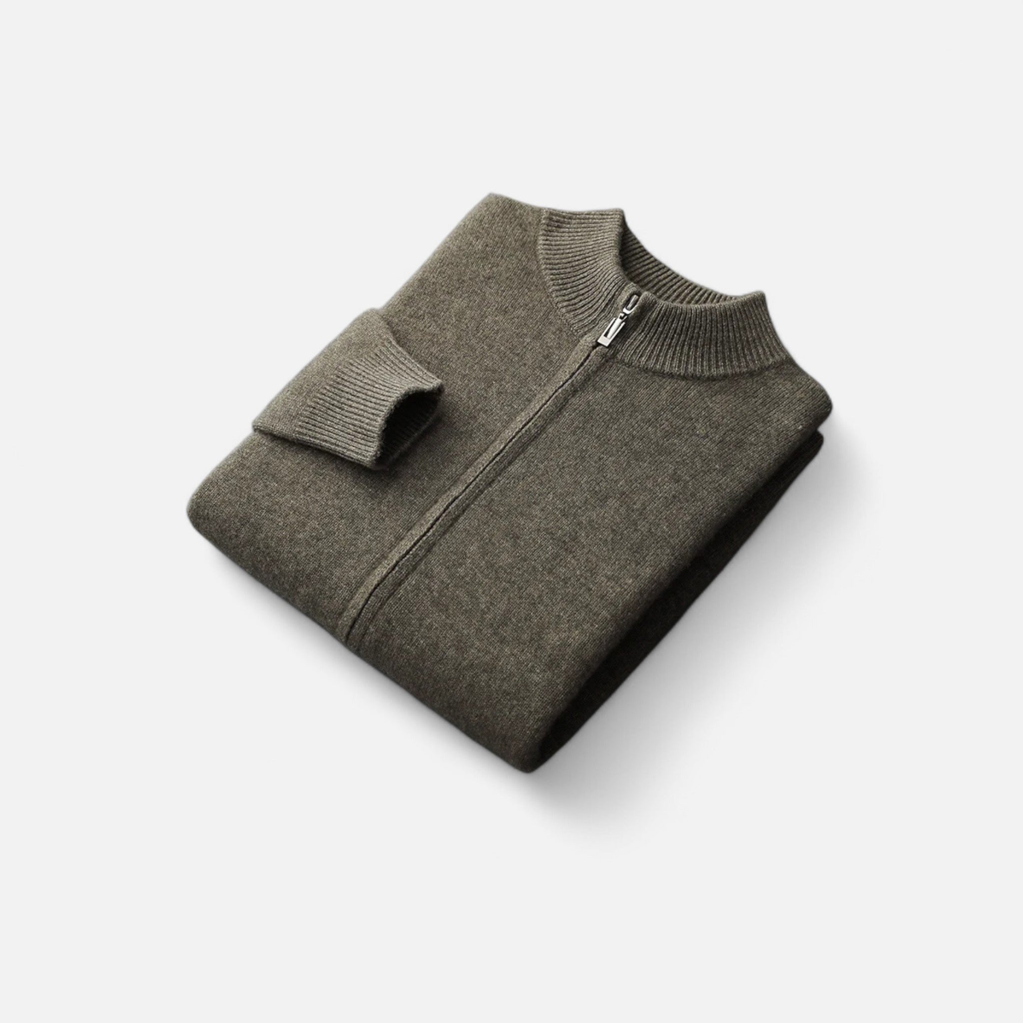 Maison Dresson | Men’s Merino Wool Zip Sweater