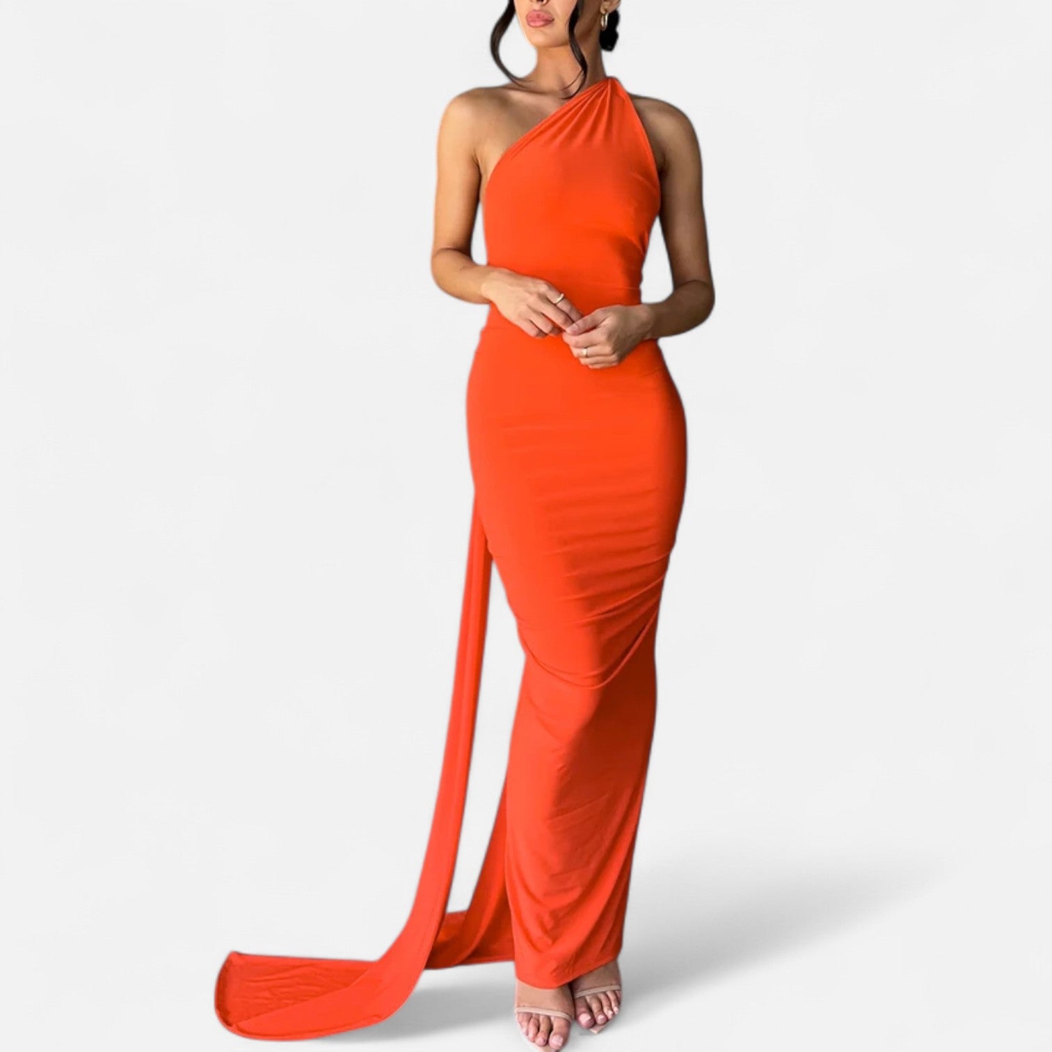Maison Dresson | Women’s Backless Scarf-Tie Evening Dress