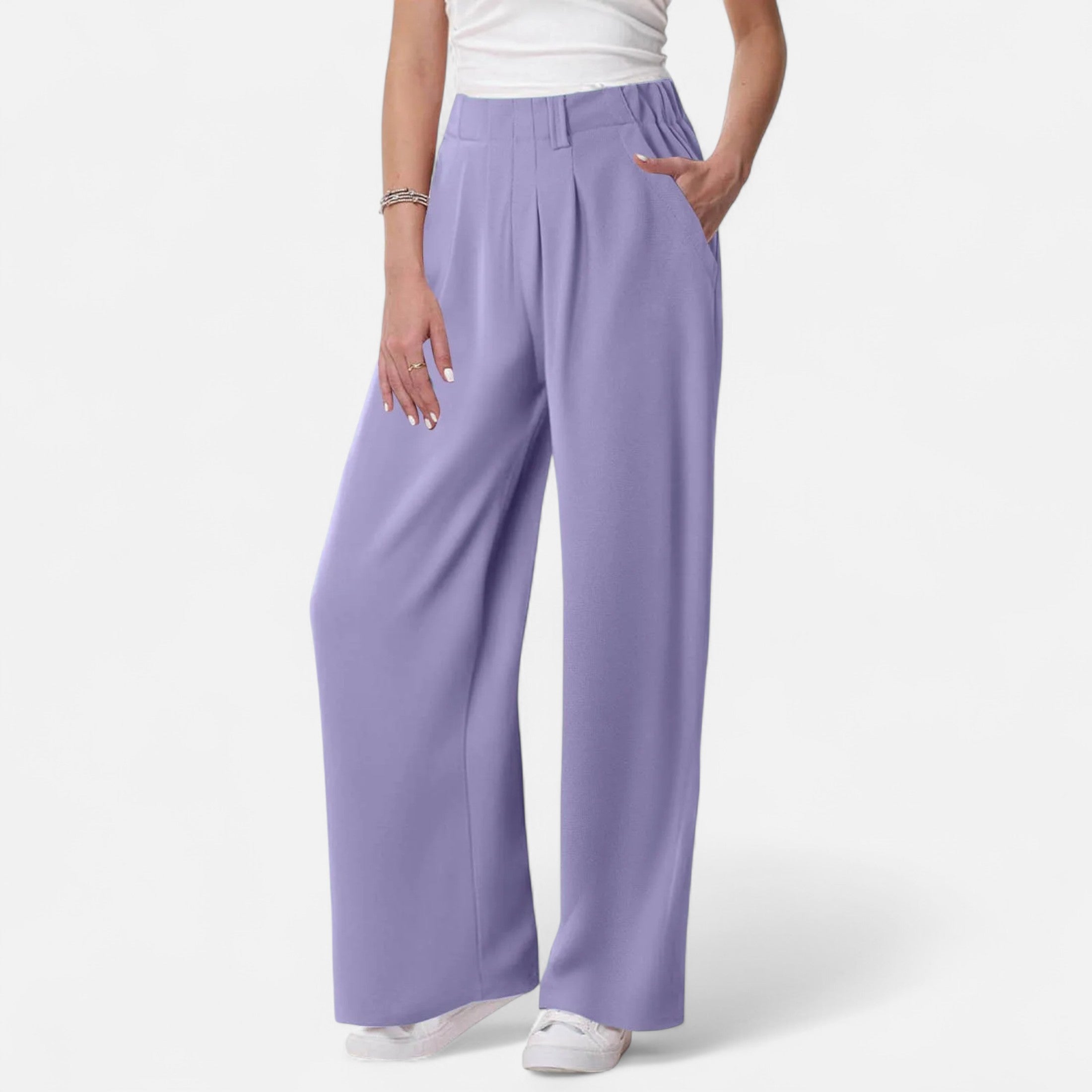 Maison Dresson | Women's Elegant Waffle Palazzo