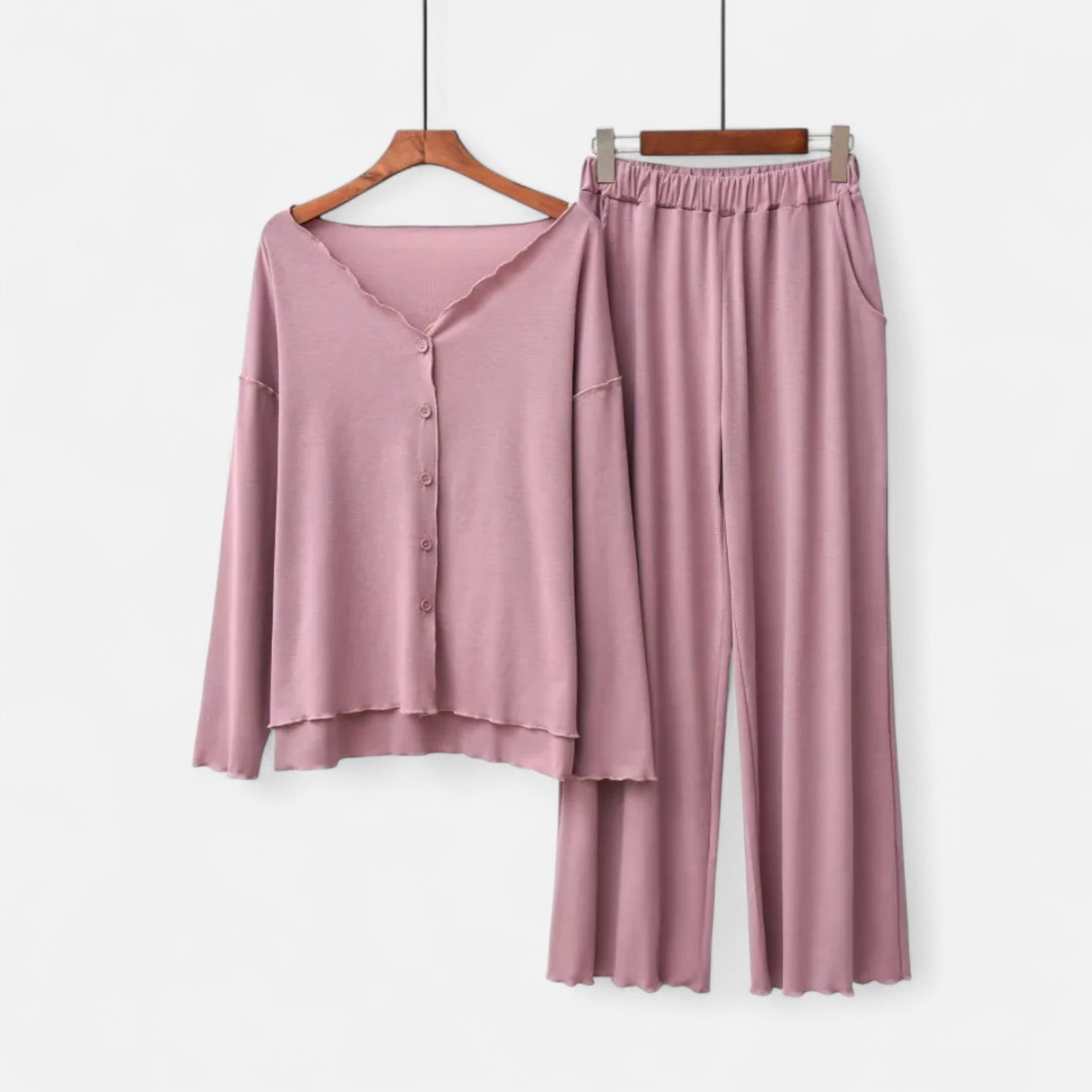 Maison Dresson | Women’s Two-Piece Cashmere-Touch Loungewear Set