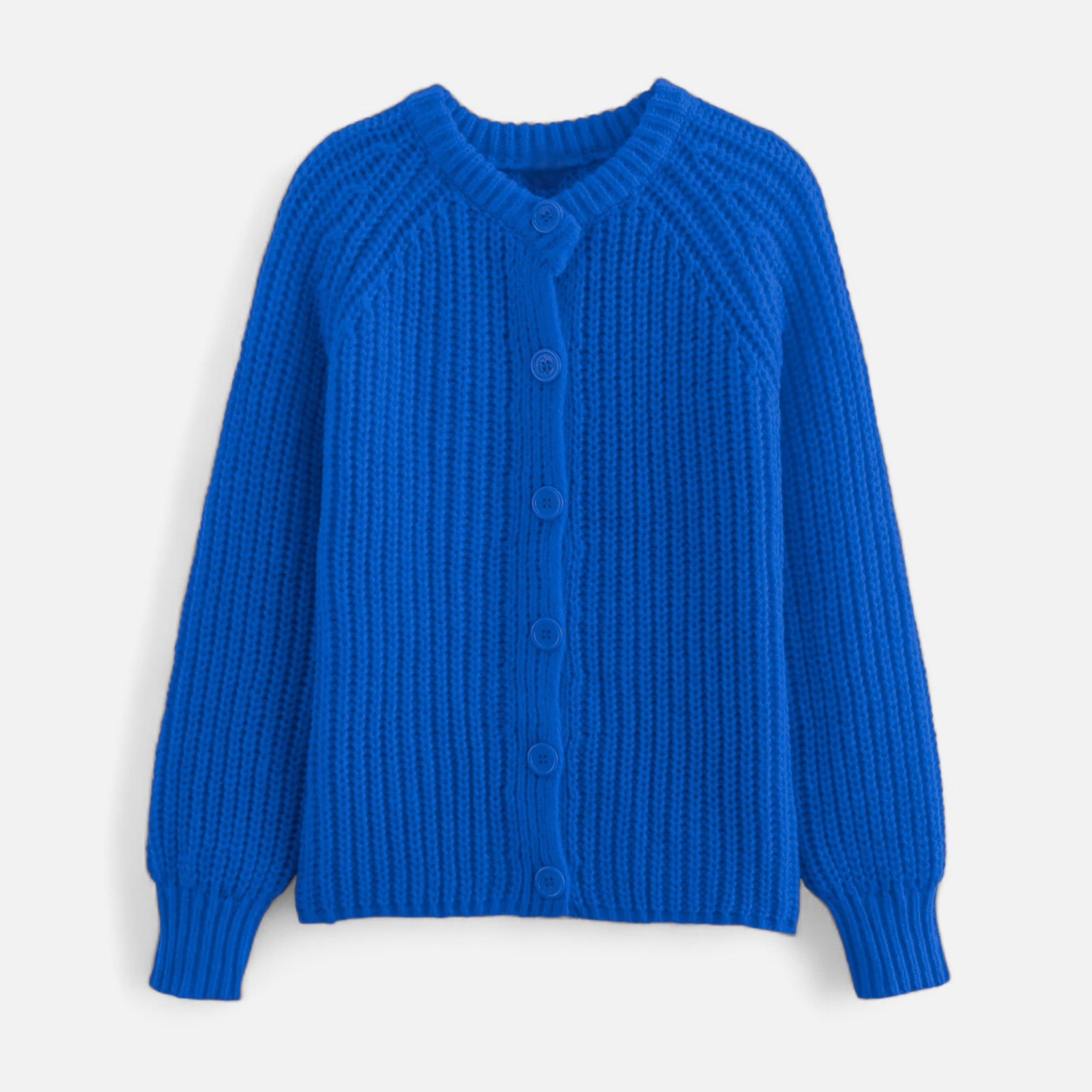 Maison Dresson | Women’s Vintage Round Neck Knit Cardigan – Effortless Autumn Grace