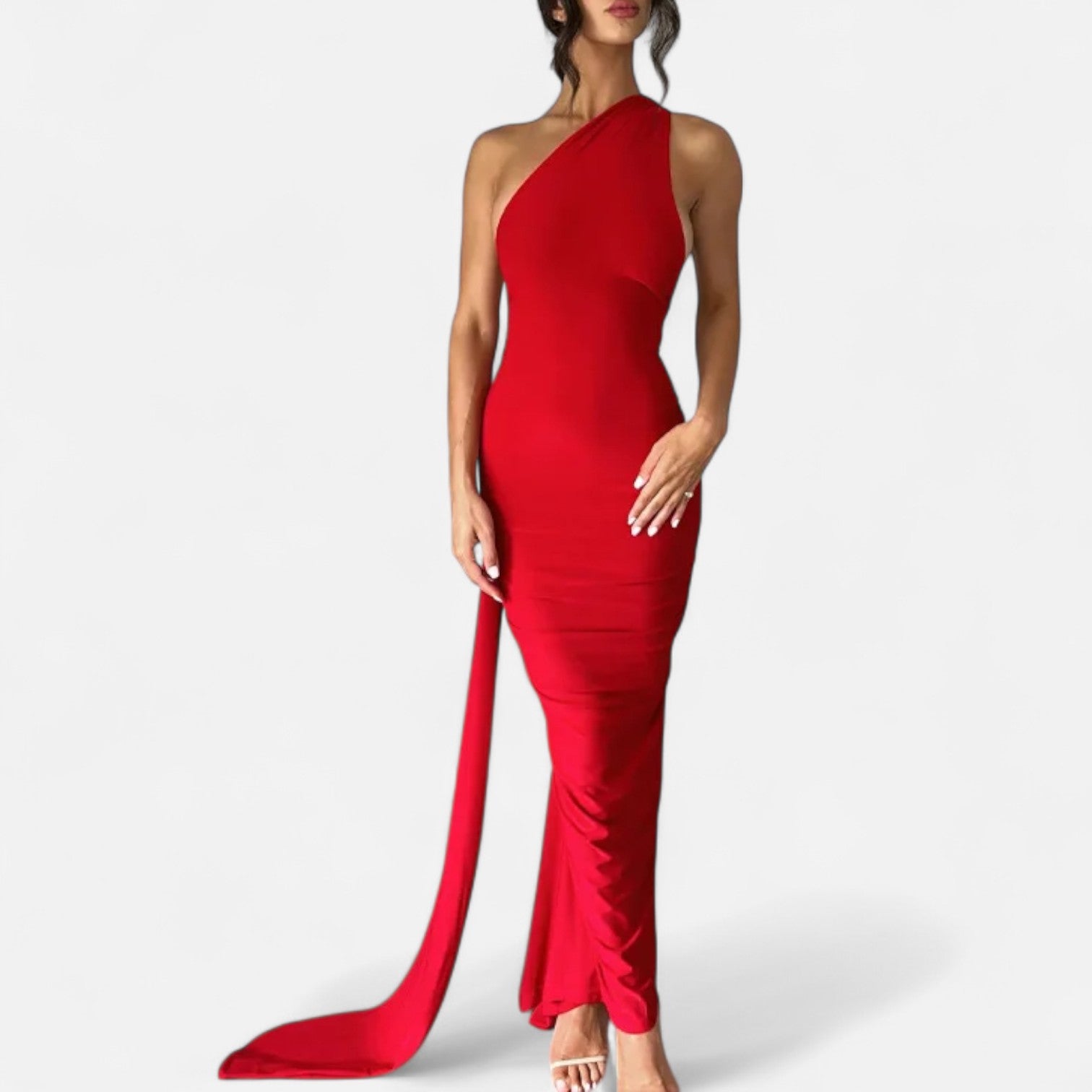 Maison Dresson | Women’s Backless Scarf-Tie Evening Dress