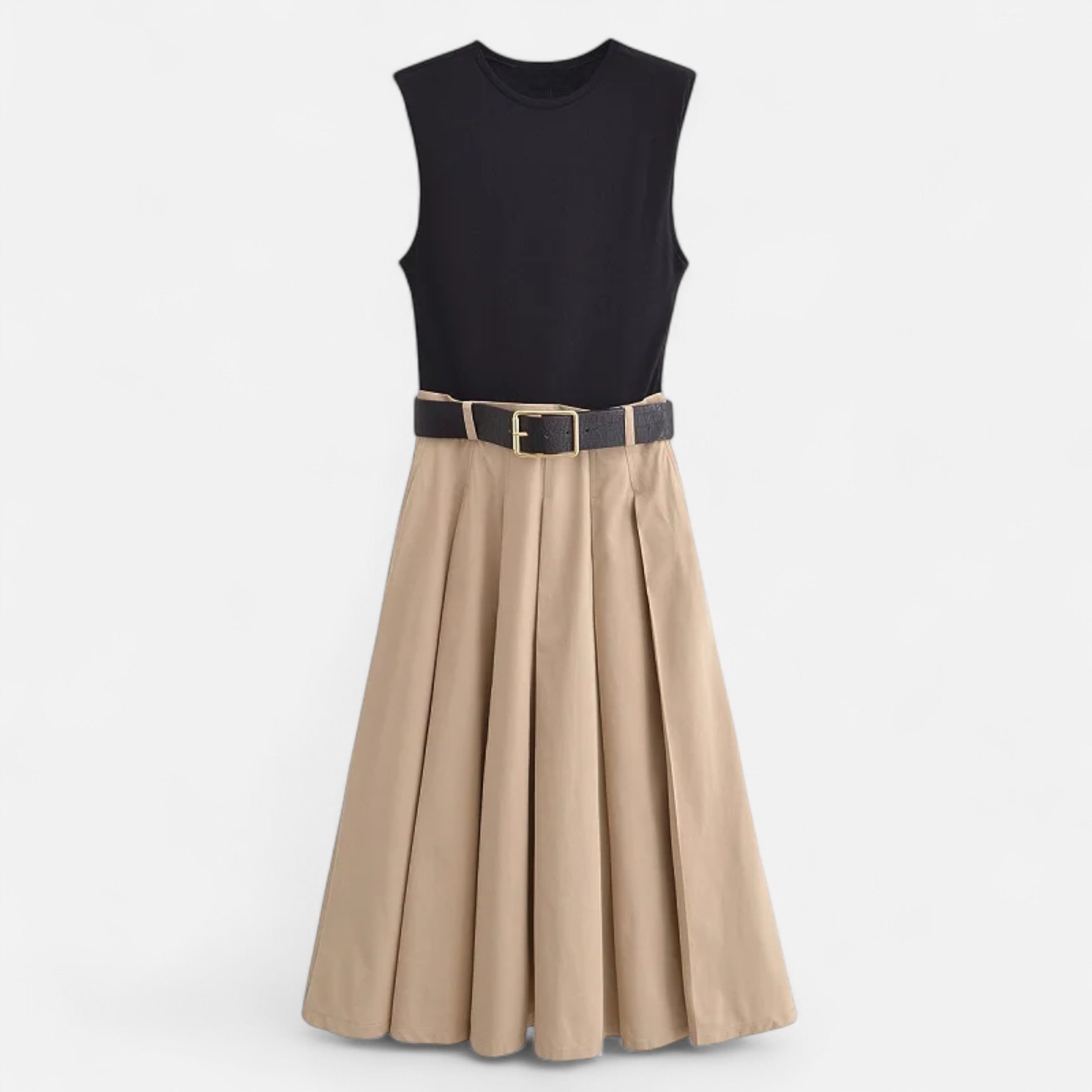 Maison Dresson | Women’s Pleated Knitted Midi Dress