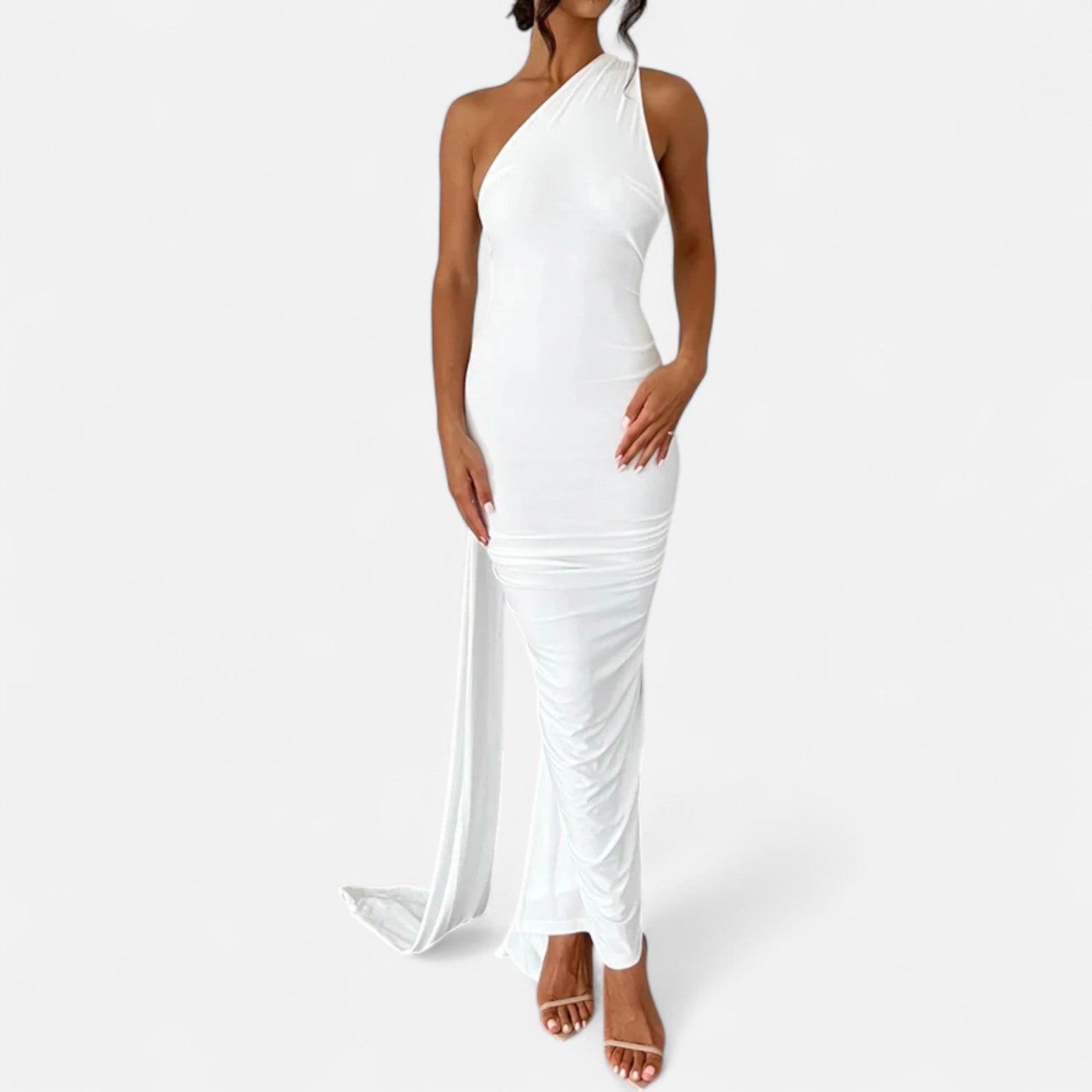 Maison Dresson | Women’s Backless Scarf-Tie Evening Dress