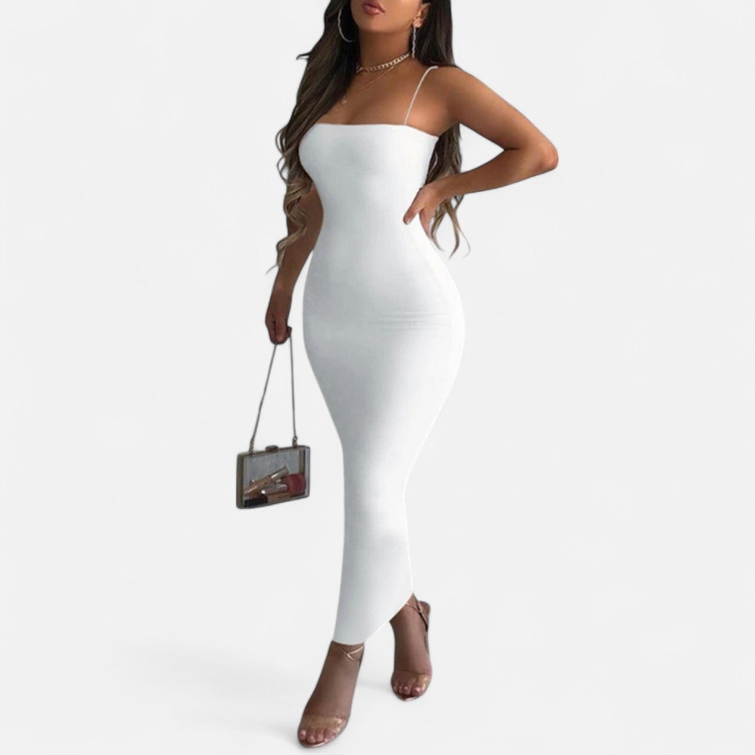 Maison Dresson | Women’s Spaghetti Strap Evening Dress